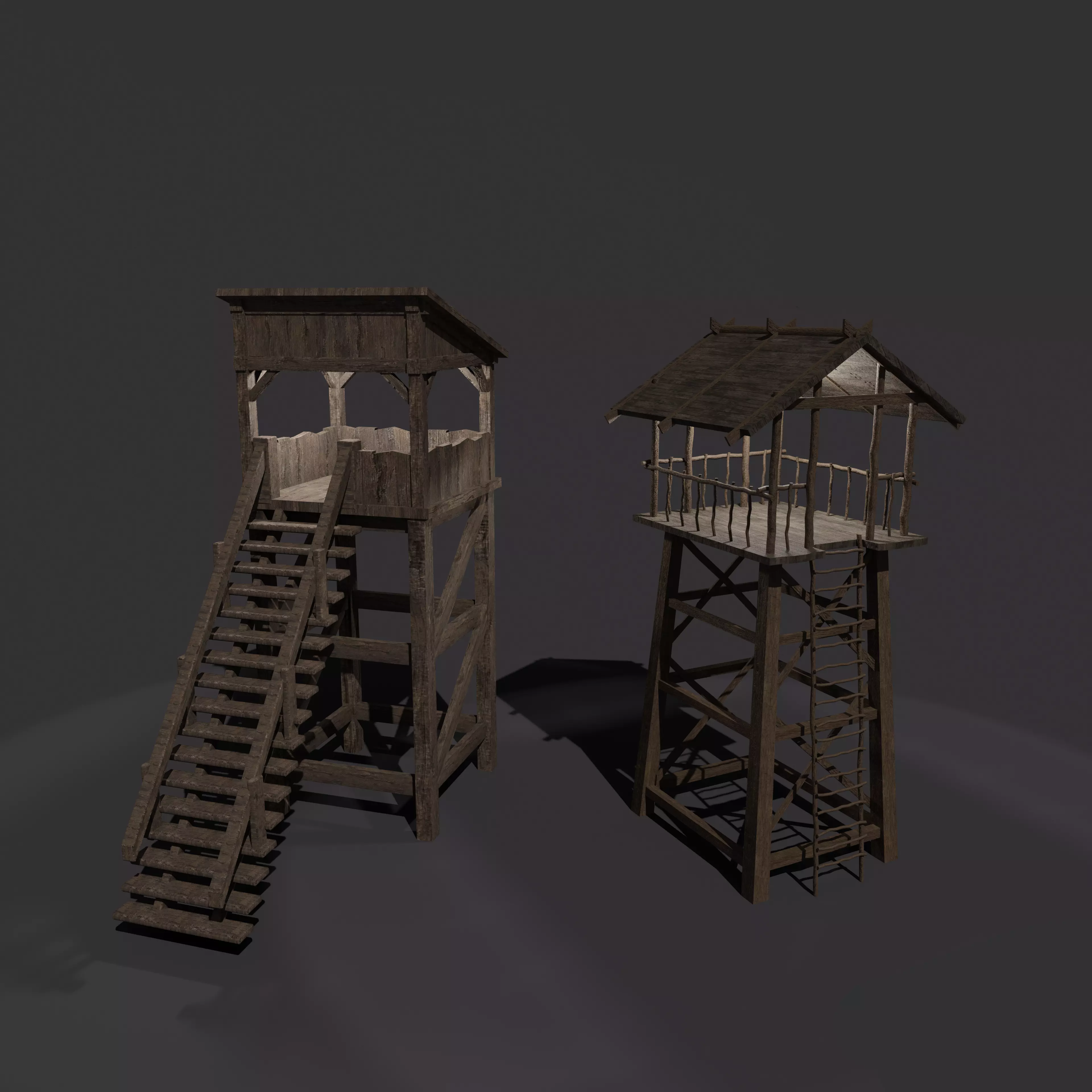 Generic Viking Orc House Pack Low Poly Models Low-poly 3D model_7