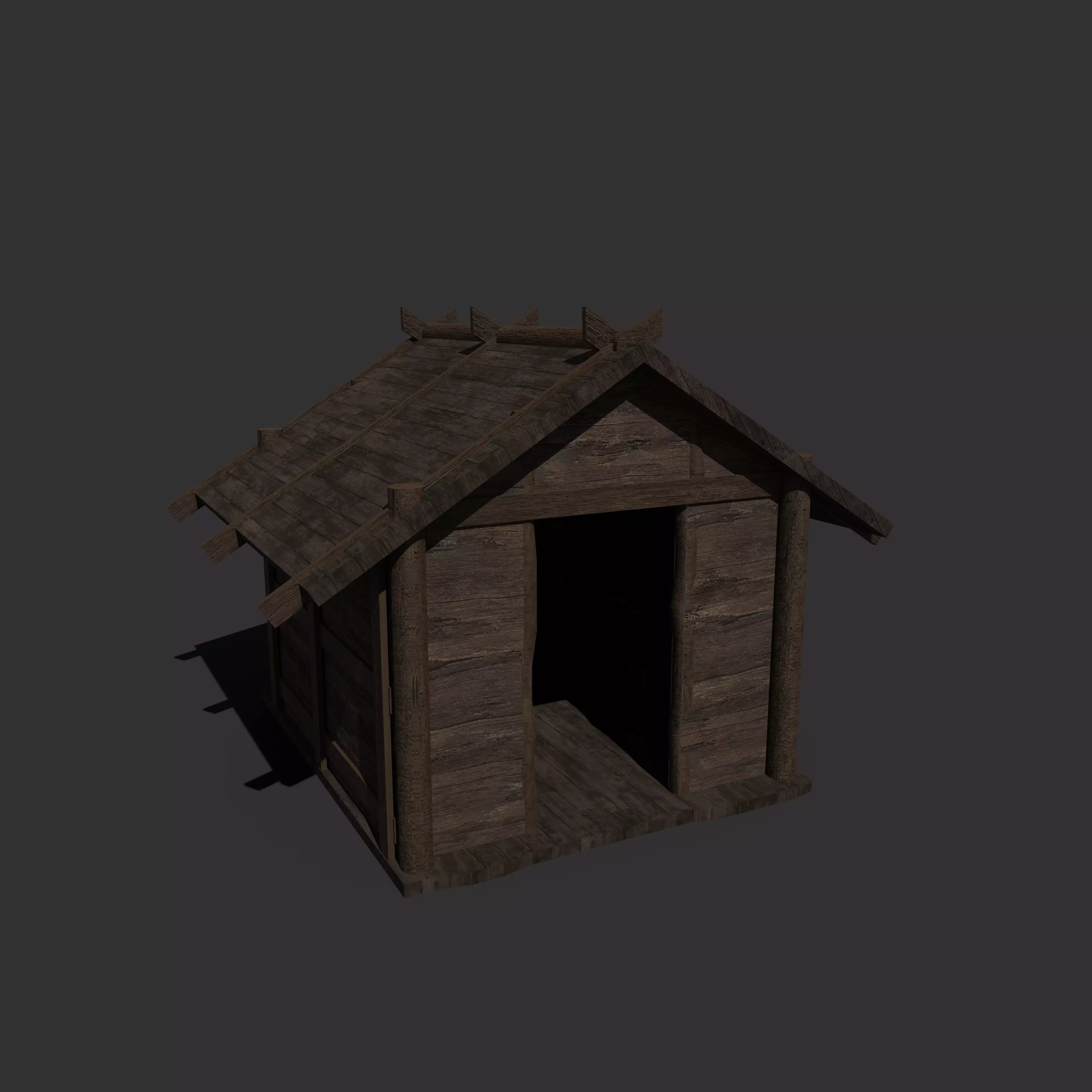 Generic Viking Orc House Pack Low Poly Models Low-poly 3D model_9