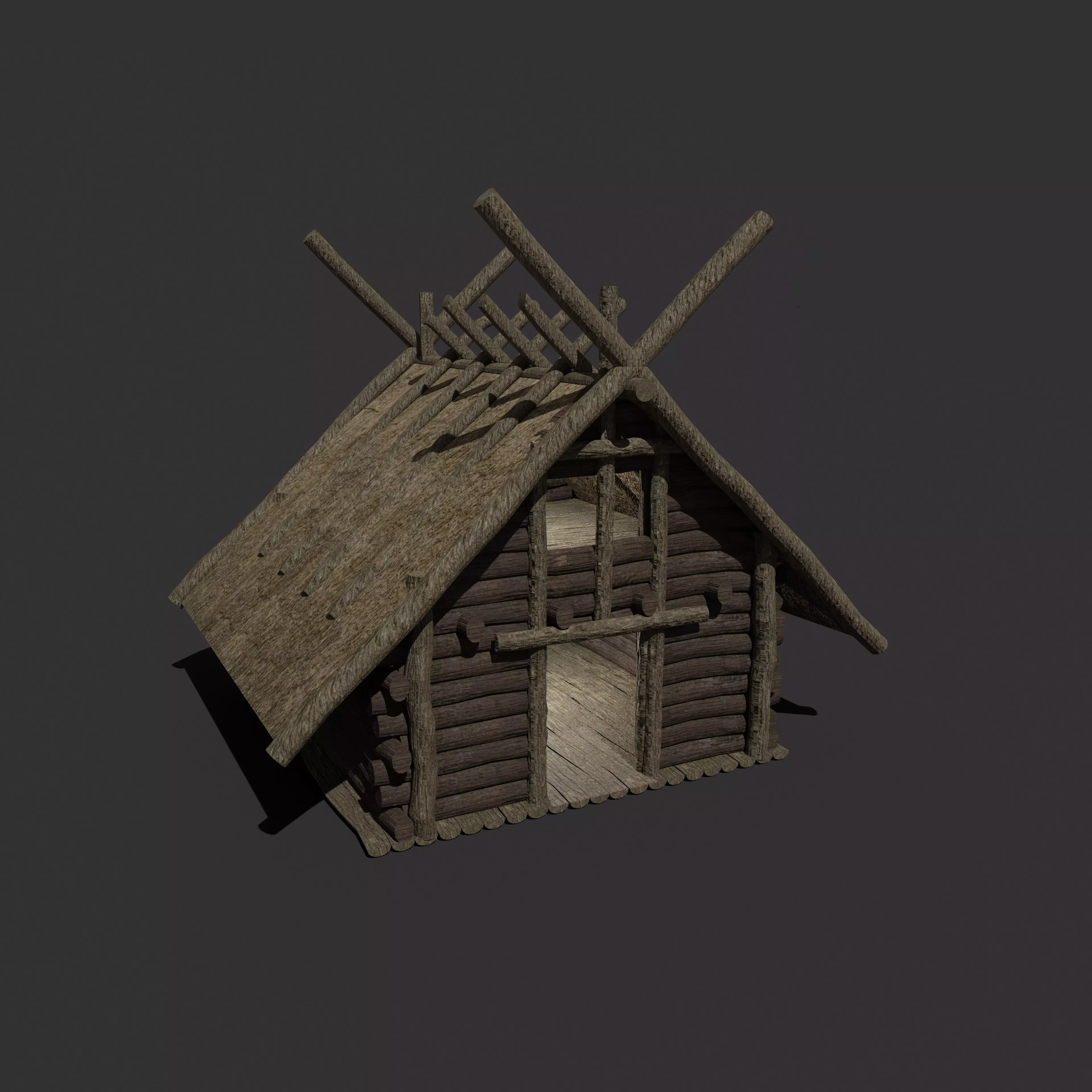 Generic Viking Orc House Pack Low Poly Models Low-poly 3D model_6