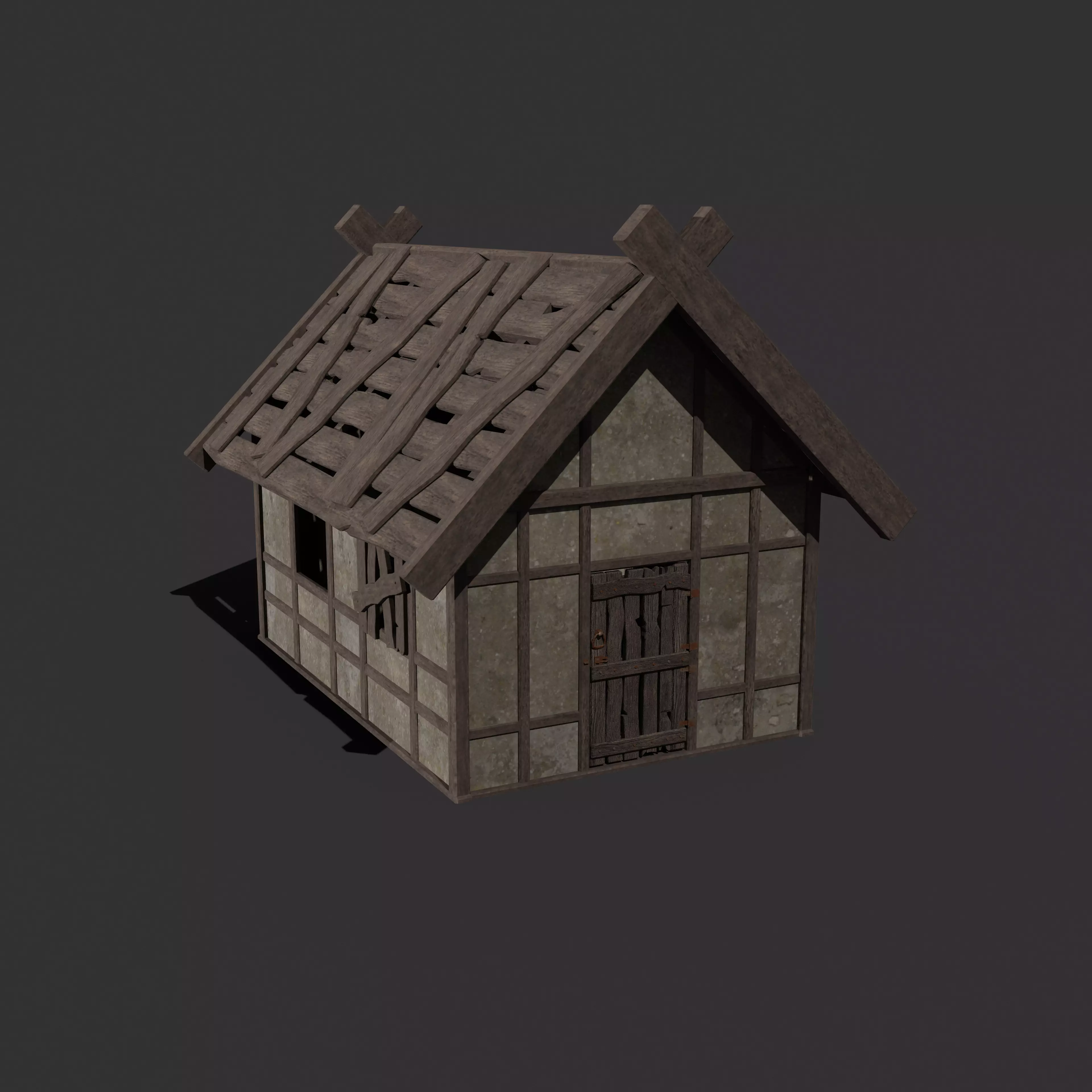 Generic Viking Orc House Pack Low Poly Models Low-poly 3D model_4