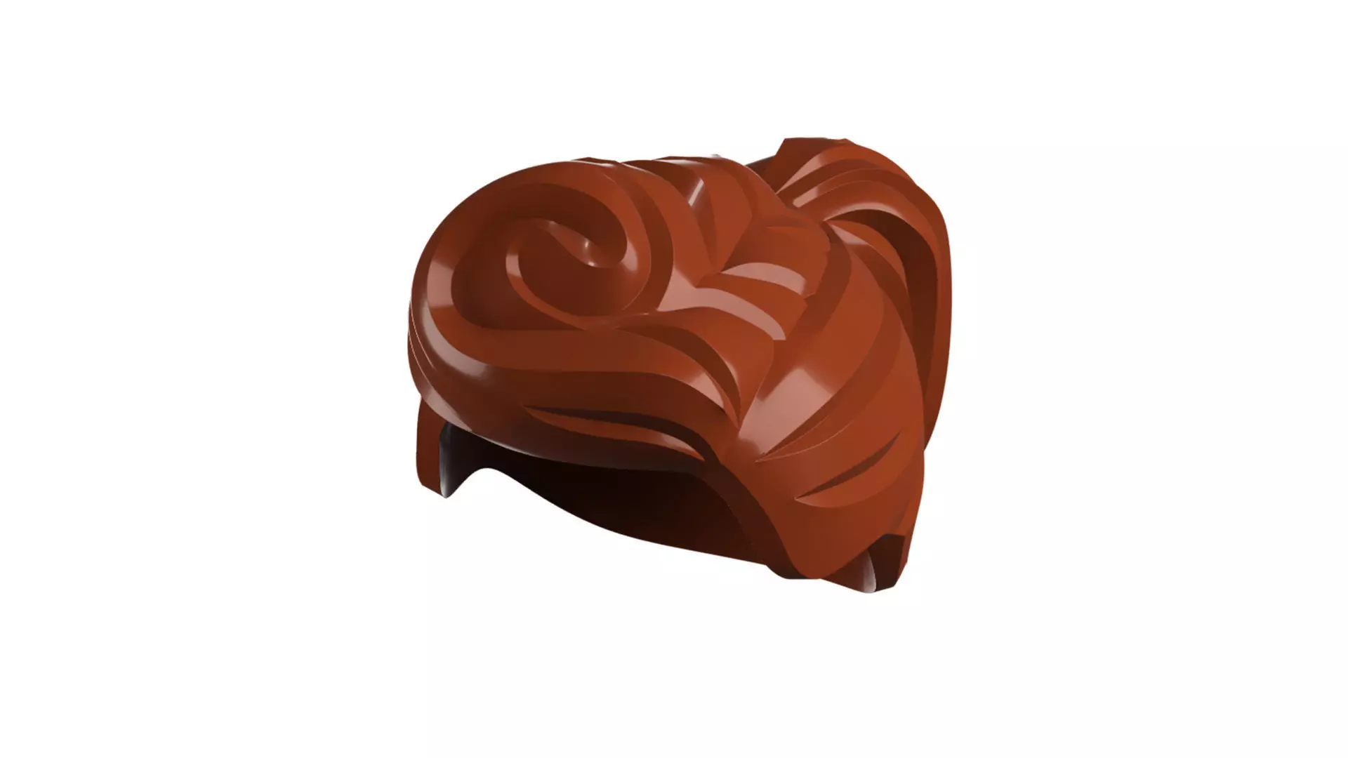 Custom3Dprint Minifigure Accessory - Minifigure Hair S2 - 031 3D print model
