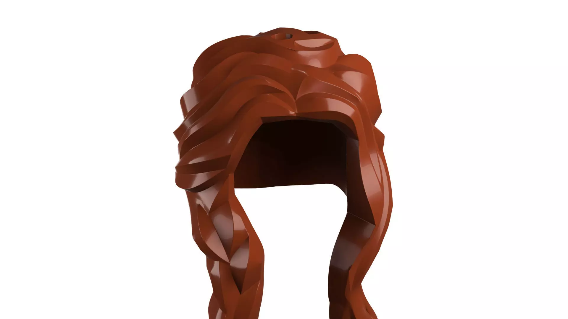 Custom3Dprint Minifigure Accessory - Minifigure Hair S2 - 032 3D print model