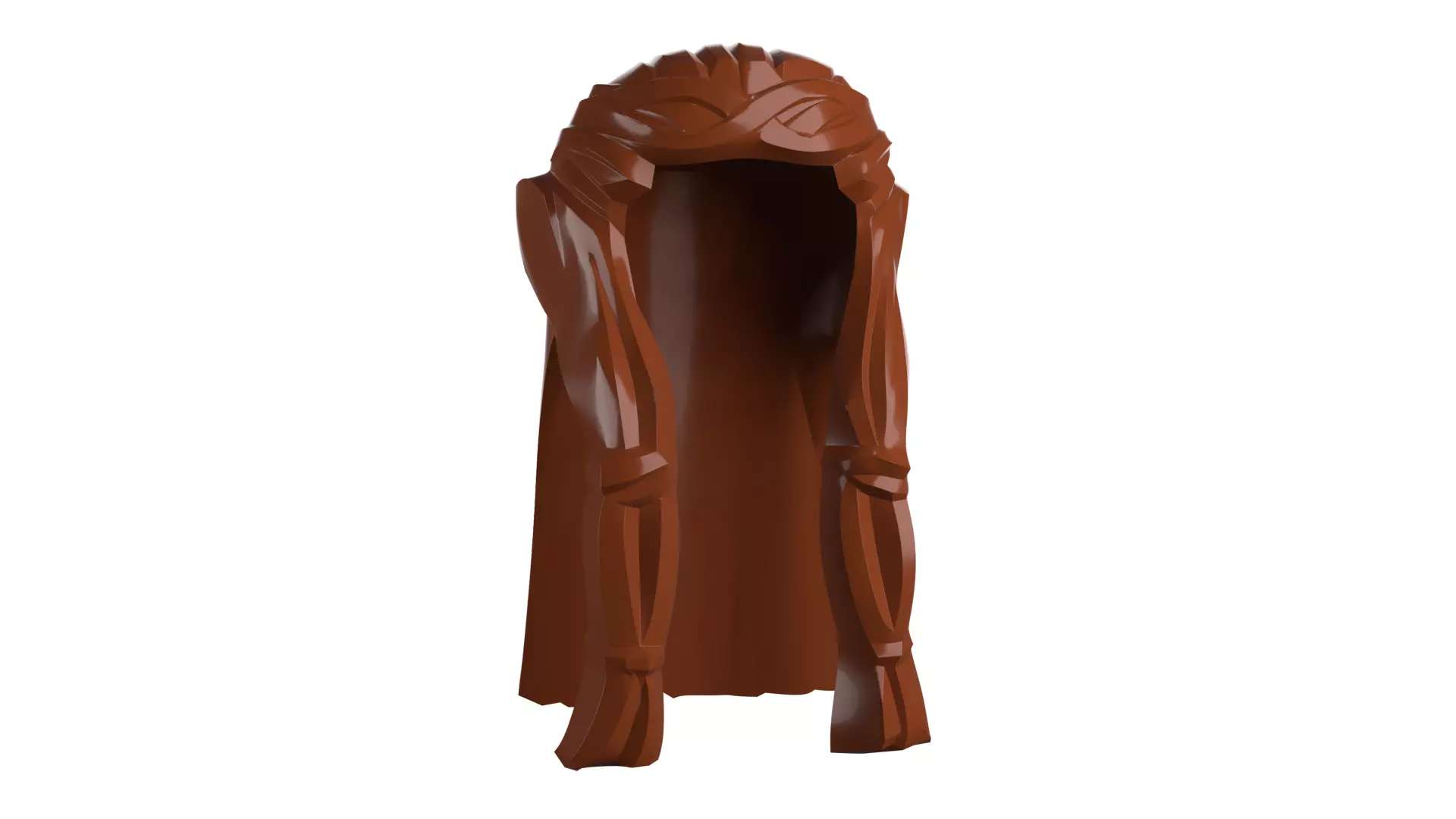 Custom3Dprint Minifigure Accessory - Minifigure Hair S2 - 033 3D print model_6