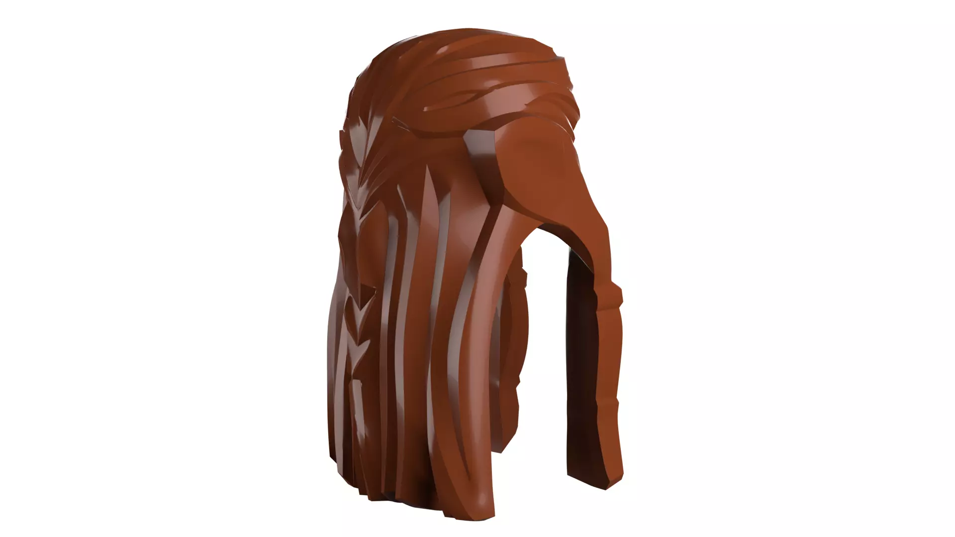 Custom3Dprint Minifigure Accessory - Minifigure Hair S2 - 033 3D print model_33