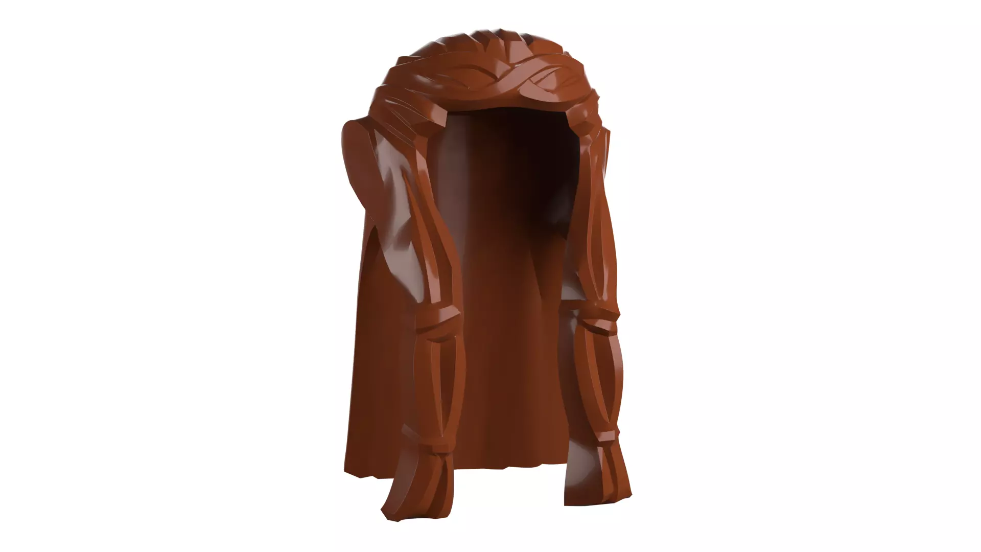 Custom3Dprint Minifigure Accessory - Minifigure Hair S2 - 033 3D print model_7