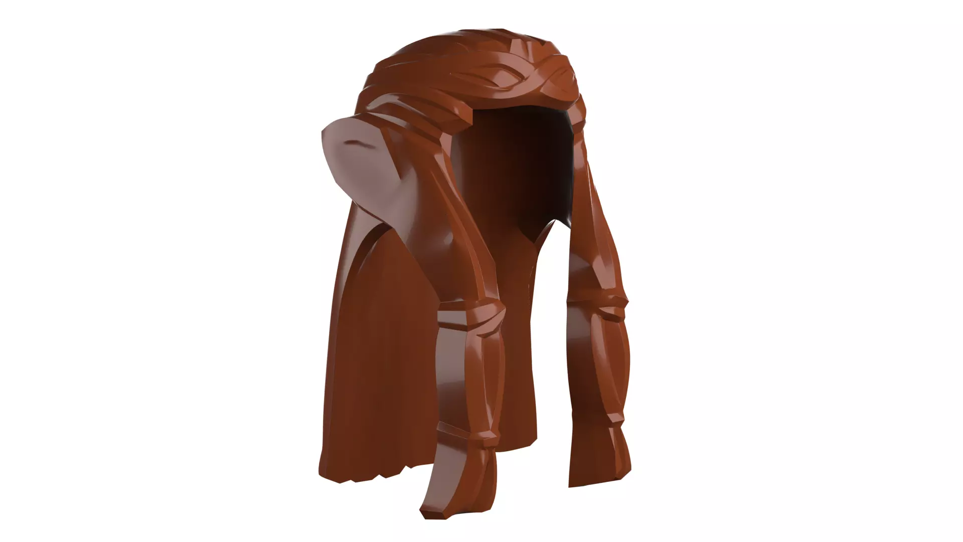 Custom3Dprint Minifigure Accessory - Minifigure Hair S2 - 033 3D print model_12