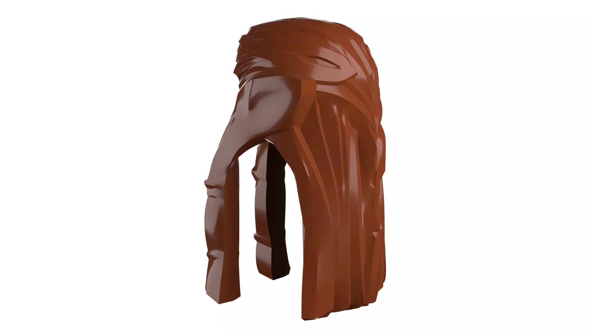 Custom3Dprint Minifigure Accessory - Minifigure Hair S2 - 033 3D print model_60