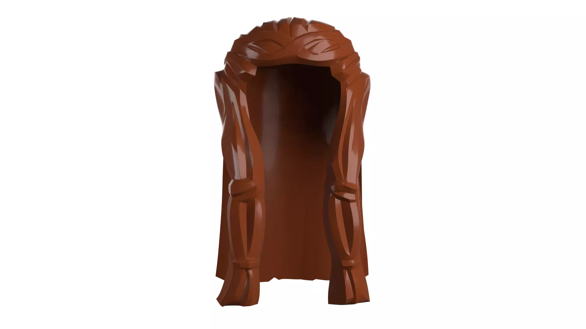 Custom3Dprint Minifigure Accessory - Minifigure Hair S2 - 033 3D print model_4