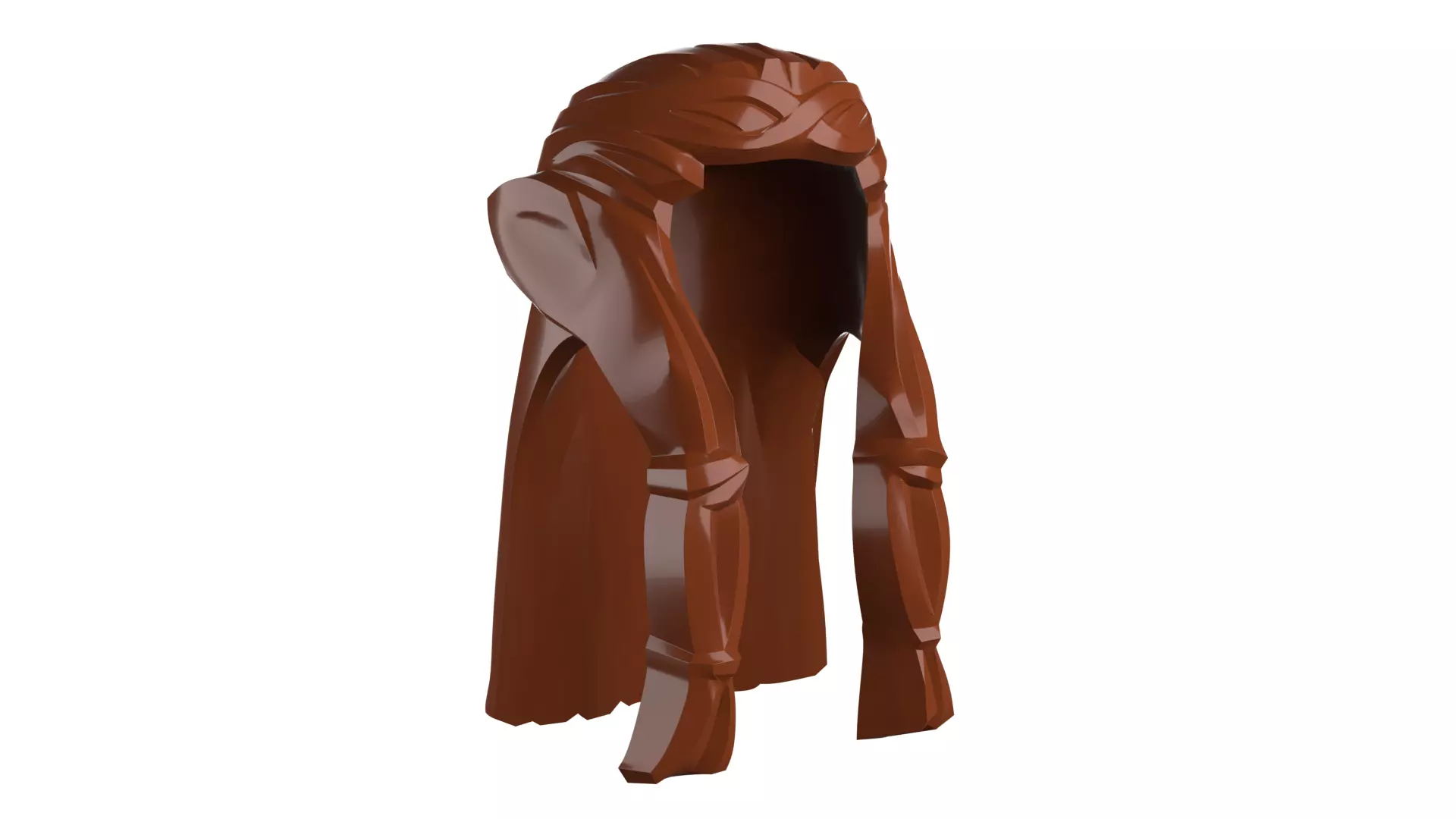 Custom3Dprint Minifigure Accessory - Minifigure Hair S2 - 033 3D print model_11