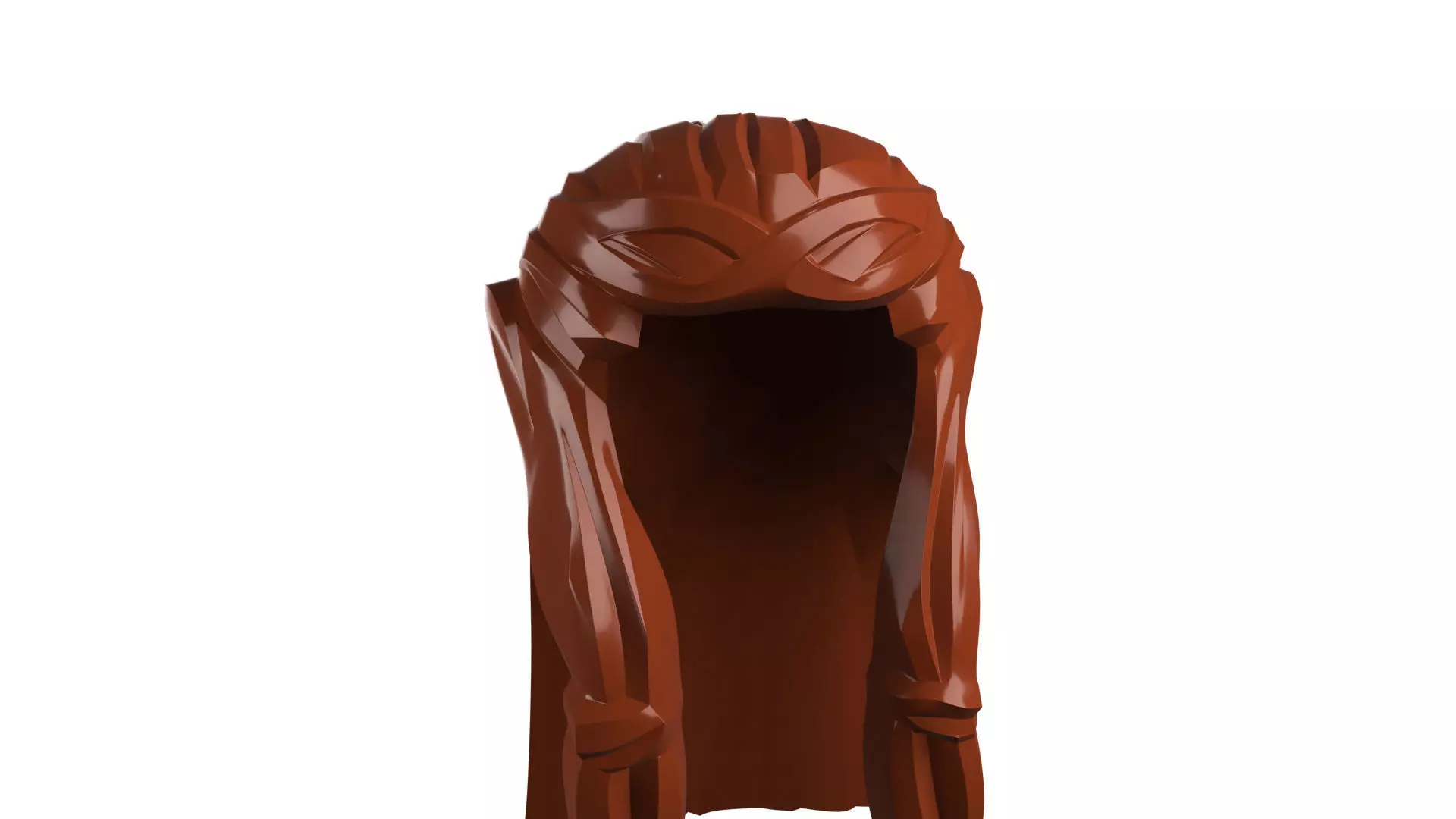 Custom3Dprint Minifigure Accessory - Minifigure Hair S2 - 033 3D print model_0