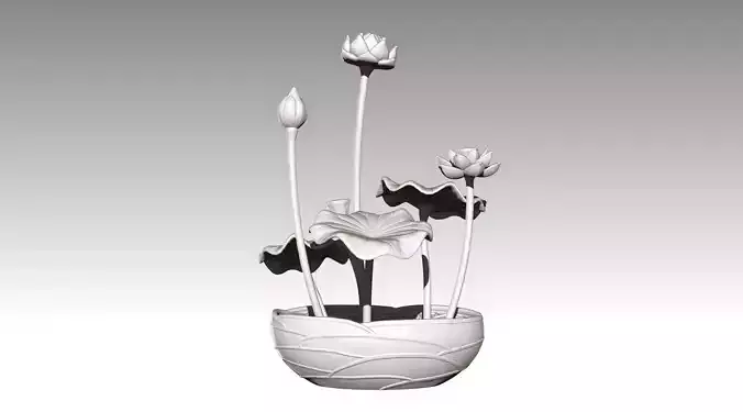 lotus vase