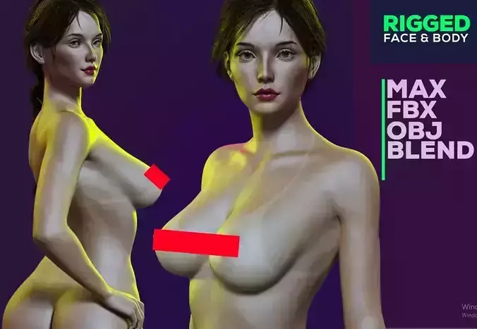 Beautiful Woman with Rigging