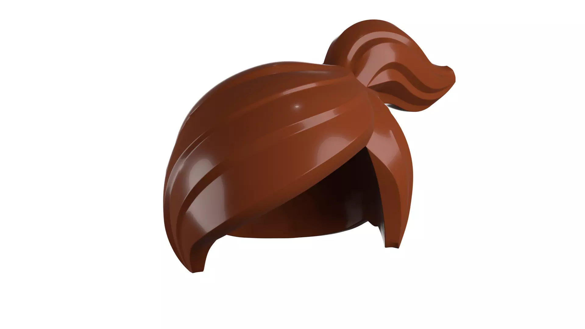 Custom3Dprint Minifigure Accessory - Minifigure Hair S2 - 036 3D print model_4