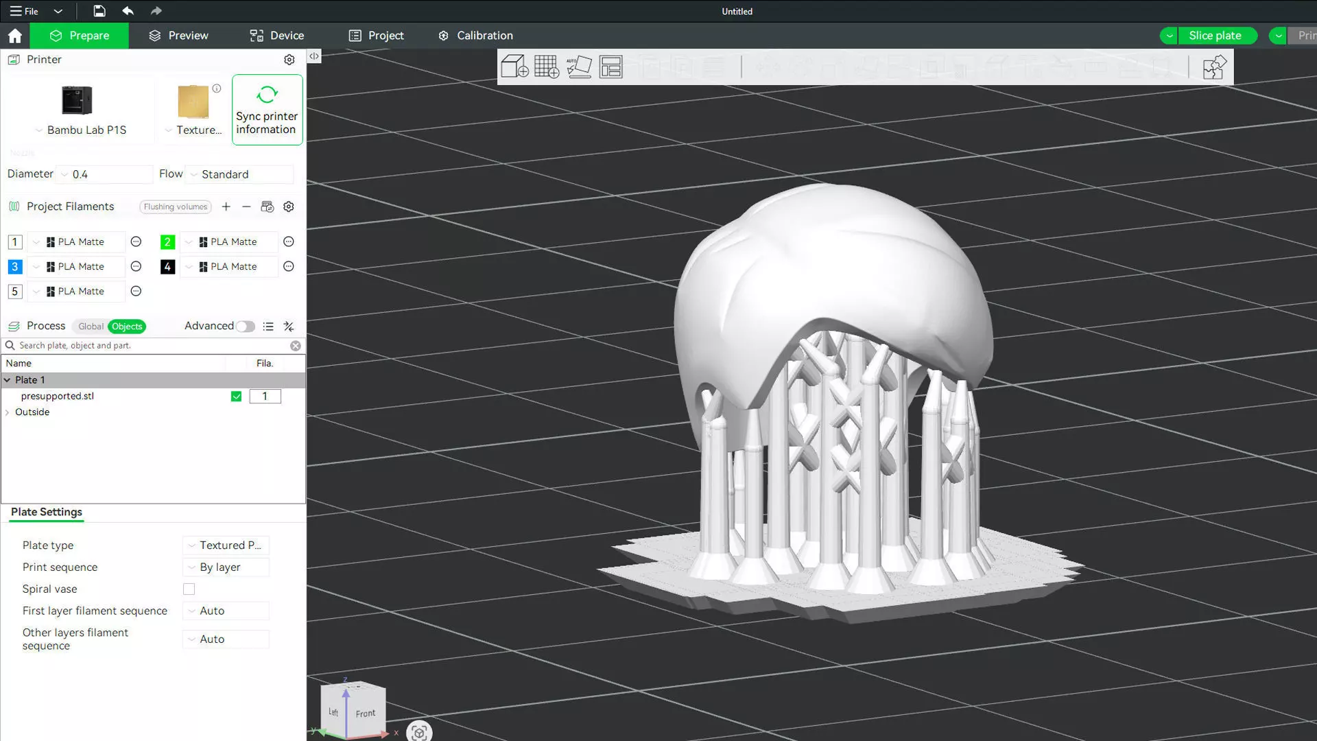 Custom3Dprint Minifigure Accessory - Minifigure Hair S2 - 038 3D print model_3