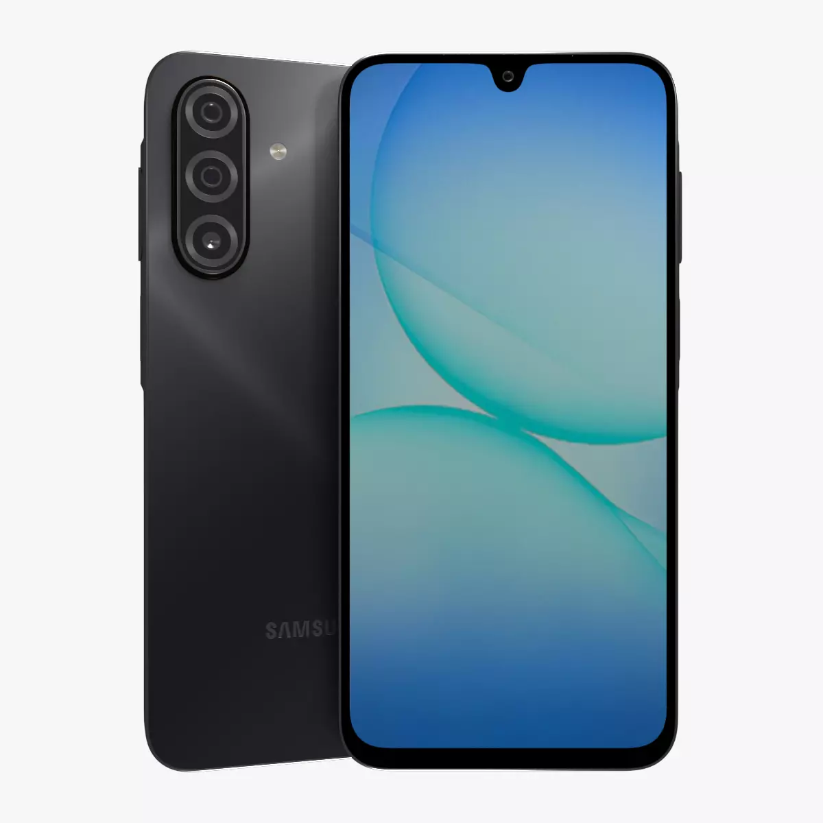 Samsung Galaxy A17 4G Black Low-poly 3D model_0