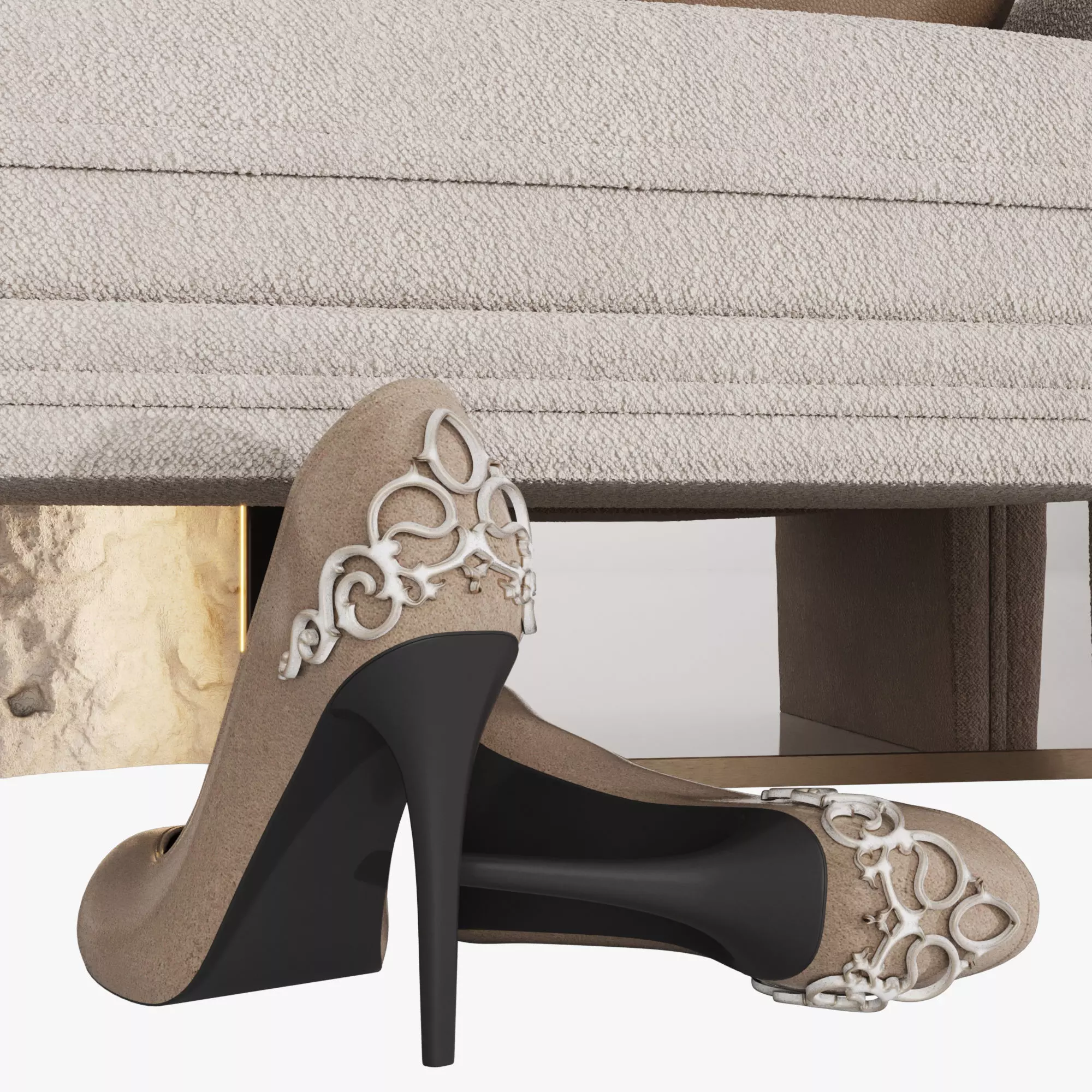 Hallway composition 14 3D model_5