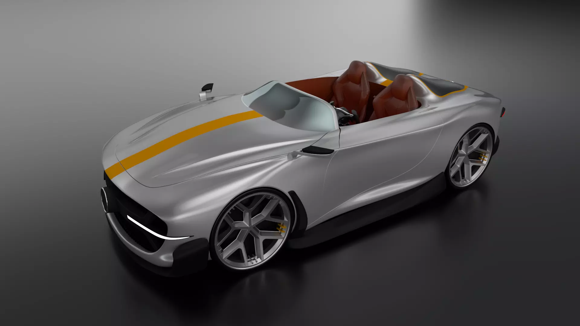 AURION Concept car - Racing 3D model_0