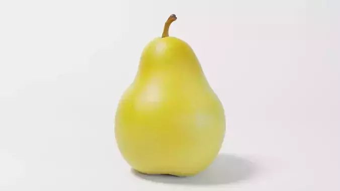A Pear 3D model