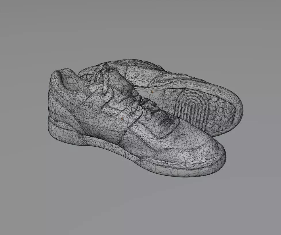REEBOK WORKOUT x TROUBLE ANDREW 3D SHOES Low-poly 3D model_14