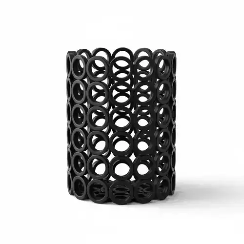 Black Circular Empty Holder