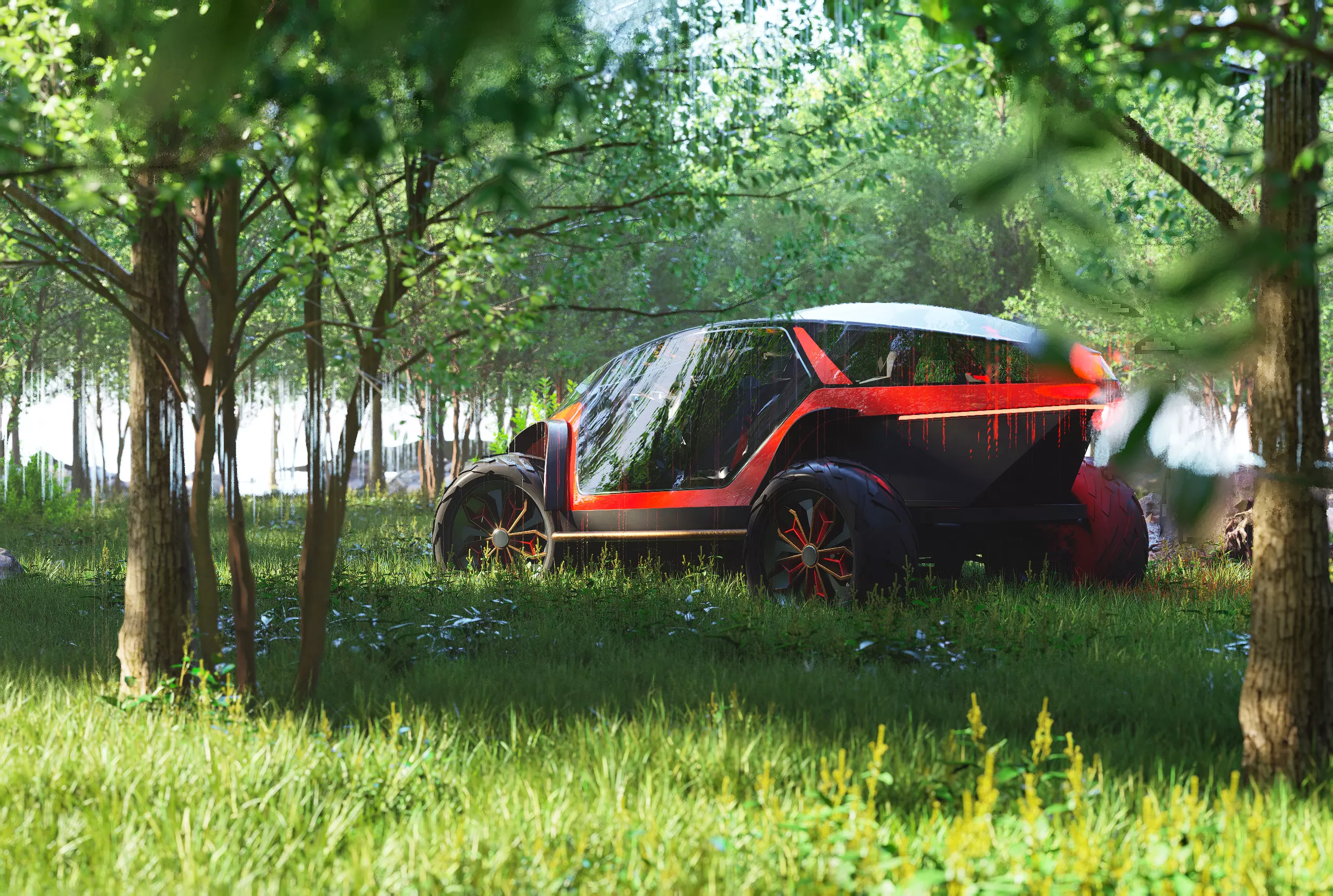 Cougar Concept Car 3D model_2