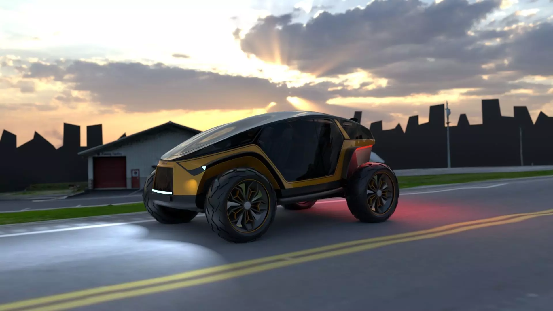 Cougar Concept Car 3D model_3