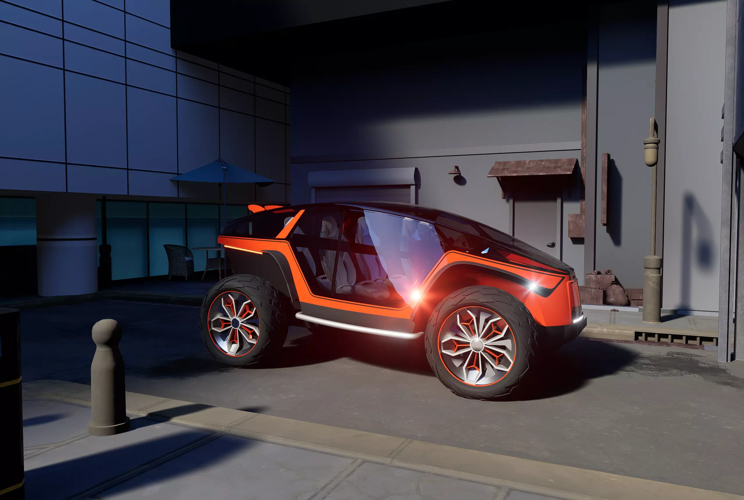 Cougar Concept Car 3D model_7