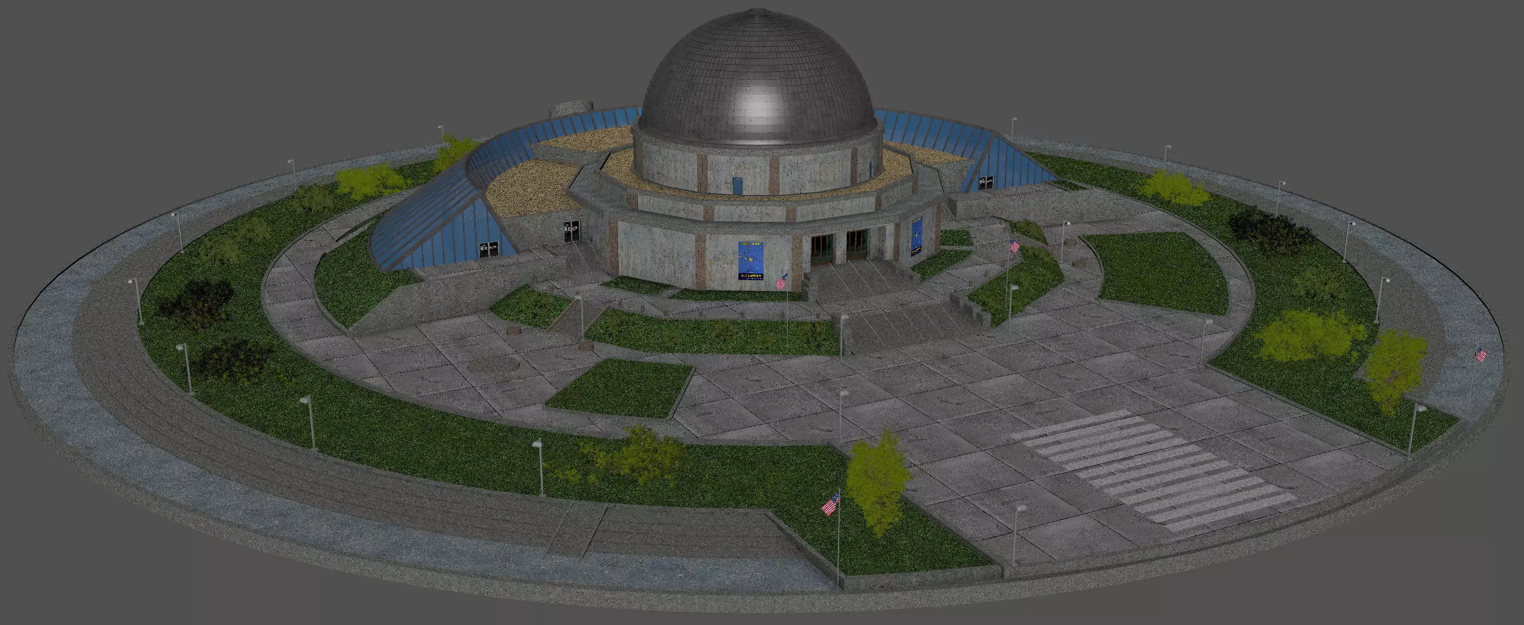 Adler Planetarium 3D model_11