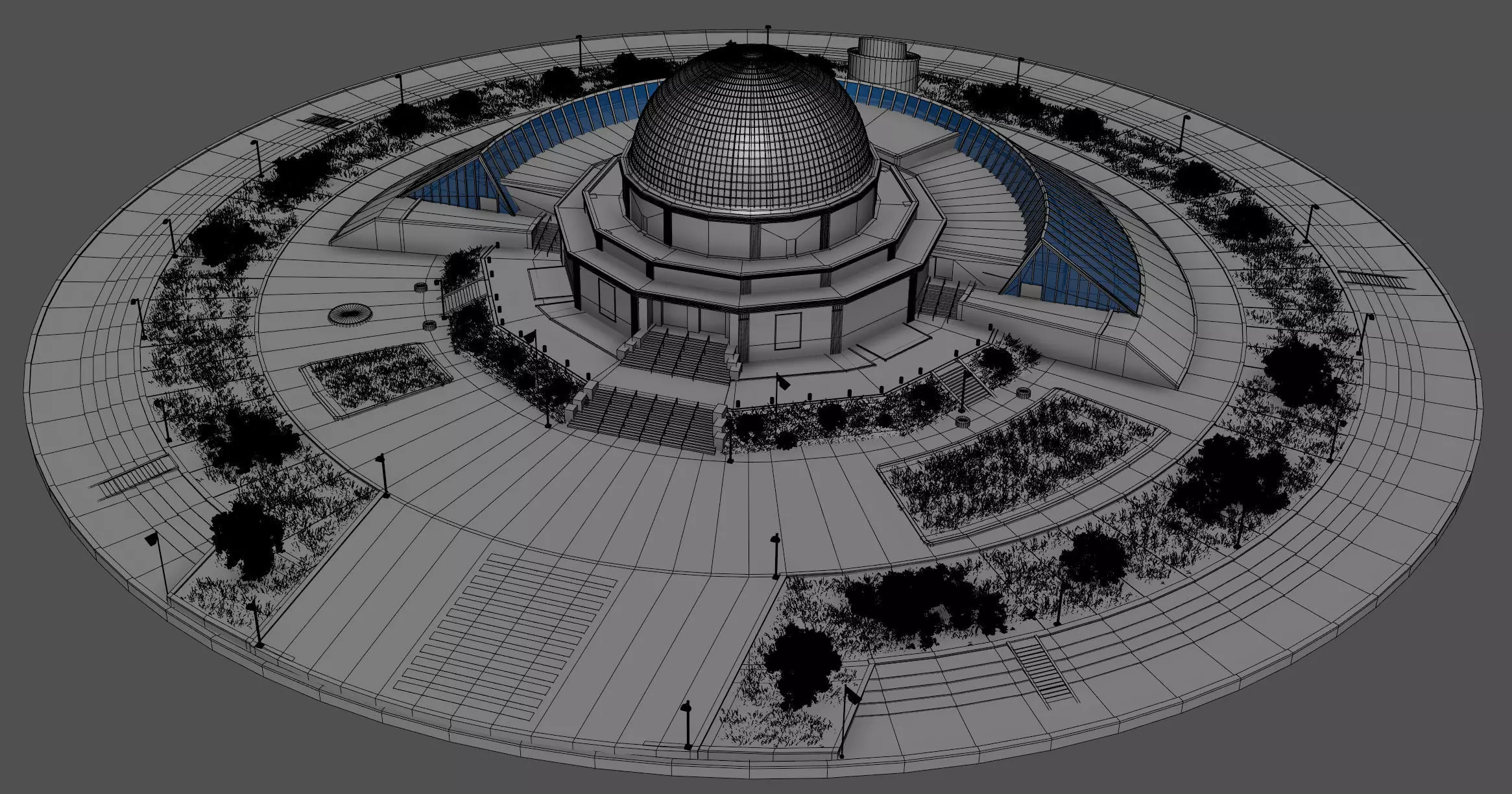 Adler Planetarium 3D model_10