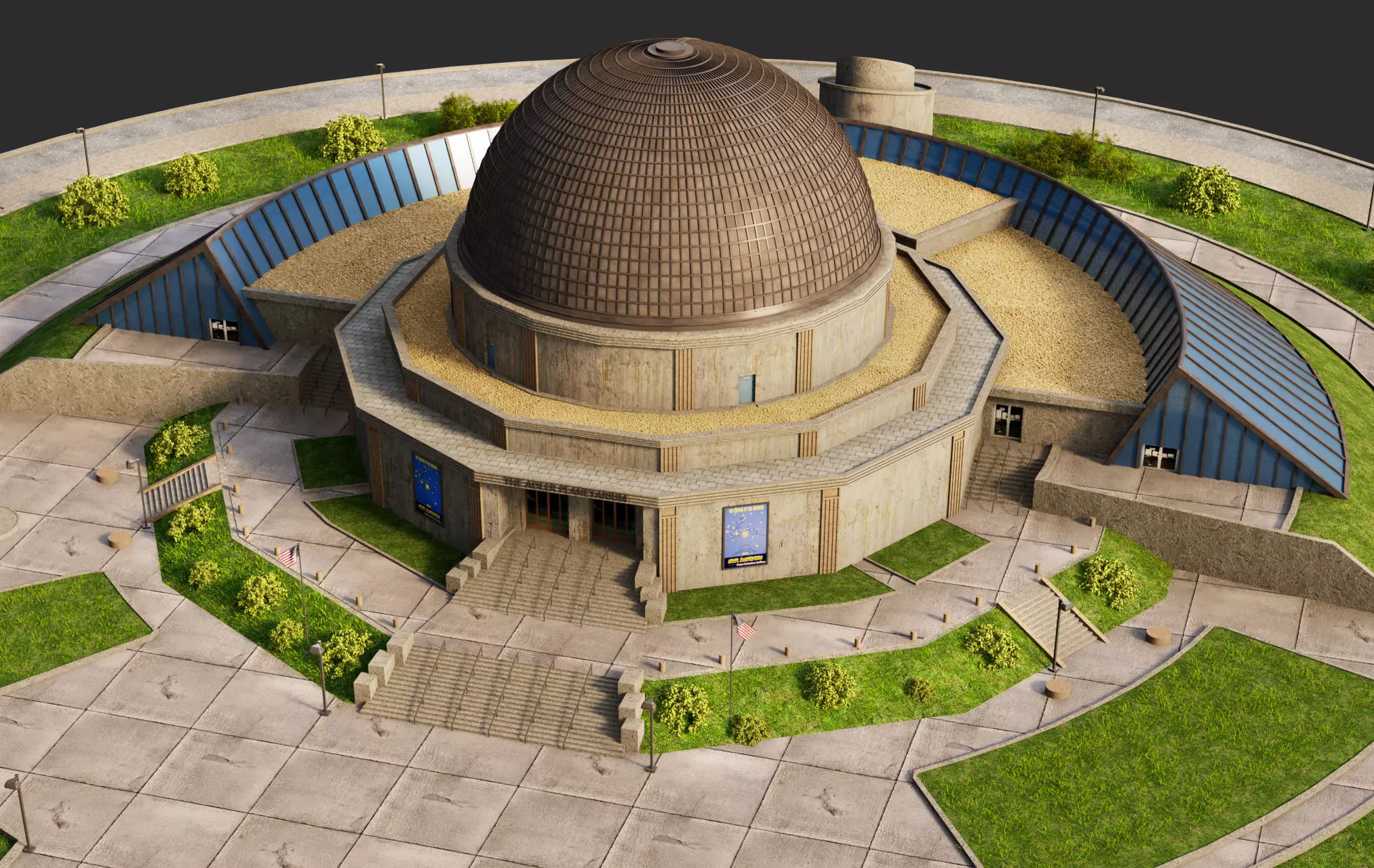 Adler Planetarium 3D model_7
