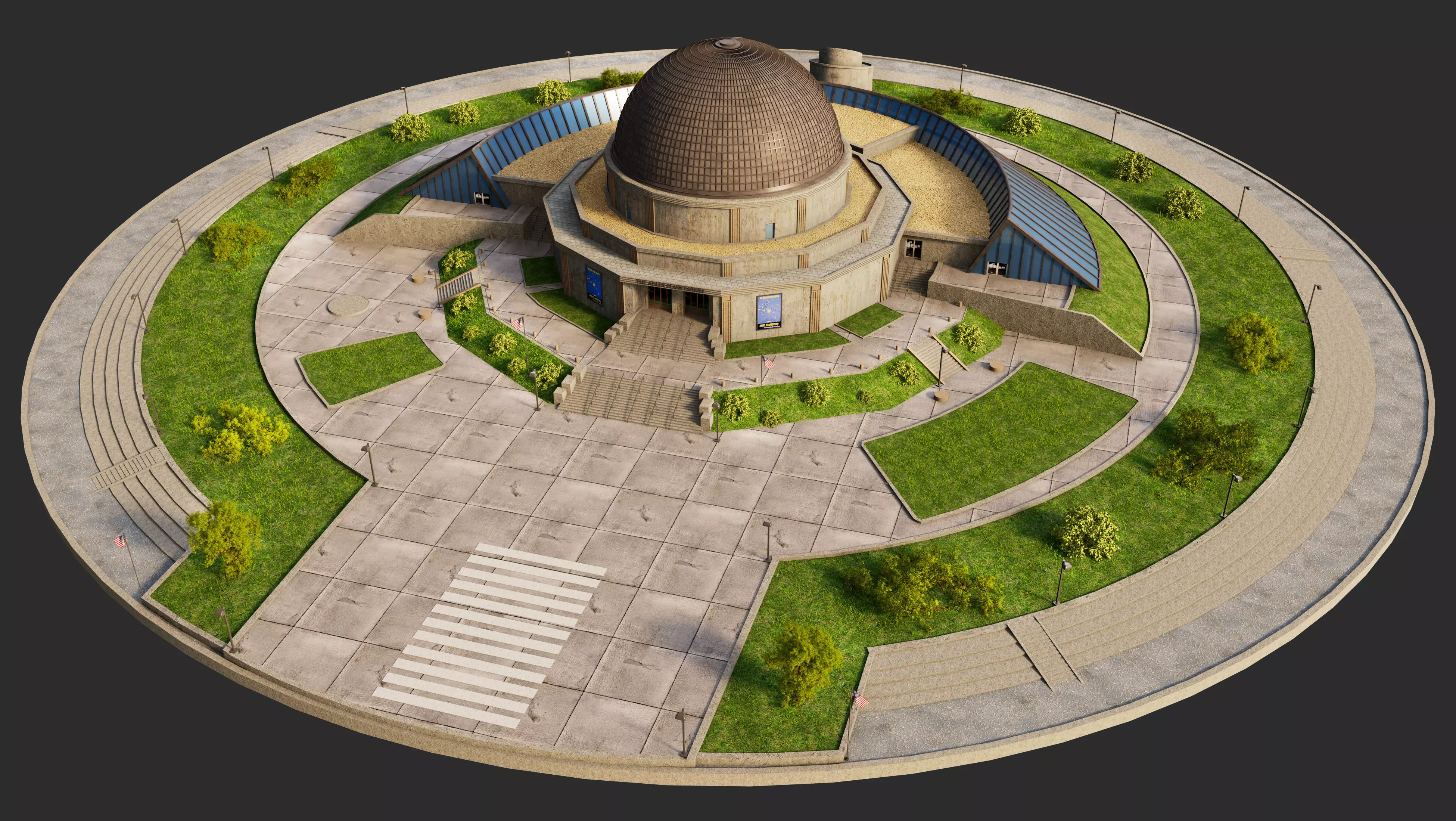 Adler Planetarium 3D model_5