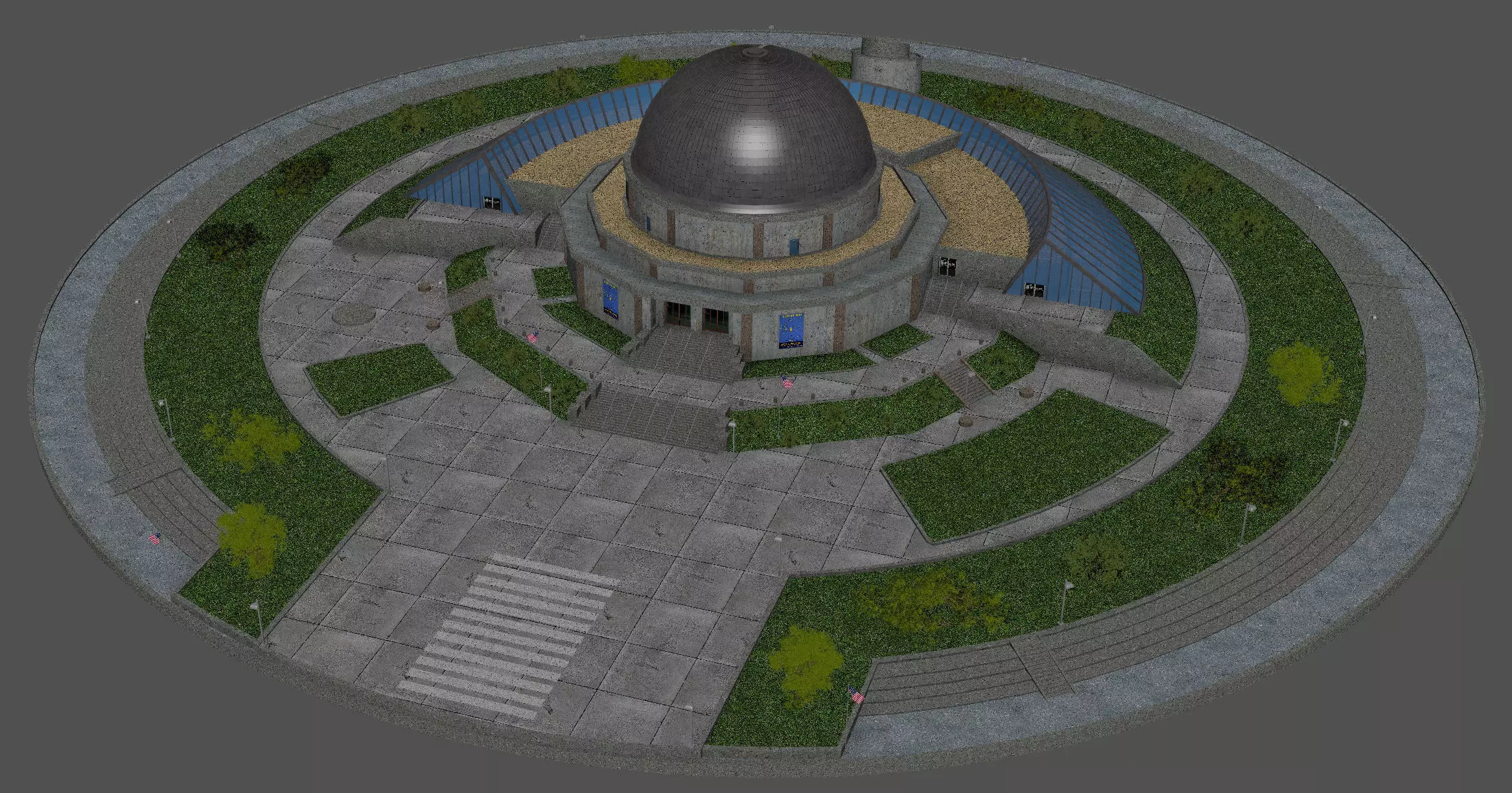 Adler Planetarium 3D model_8
