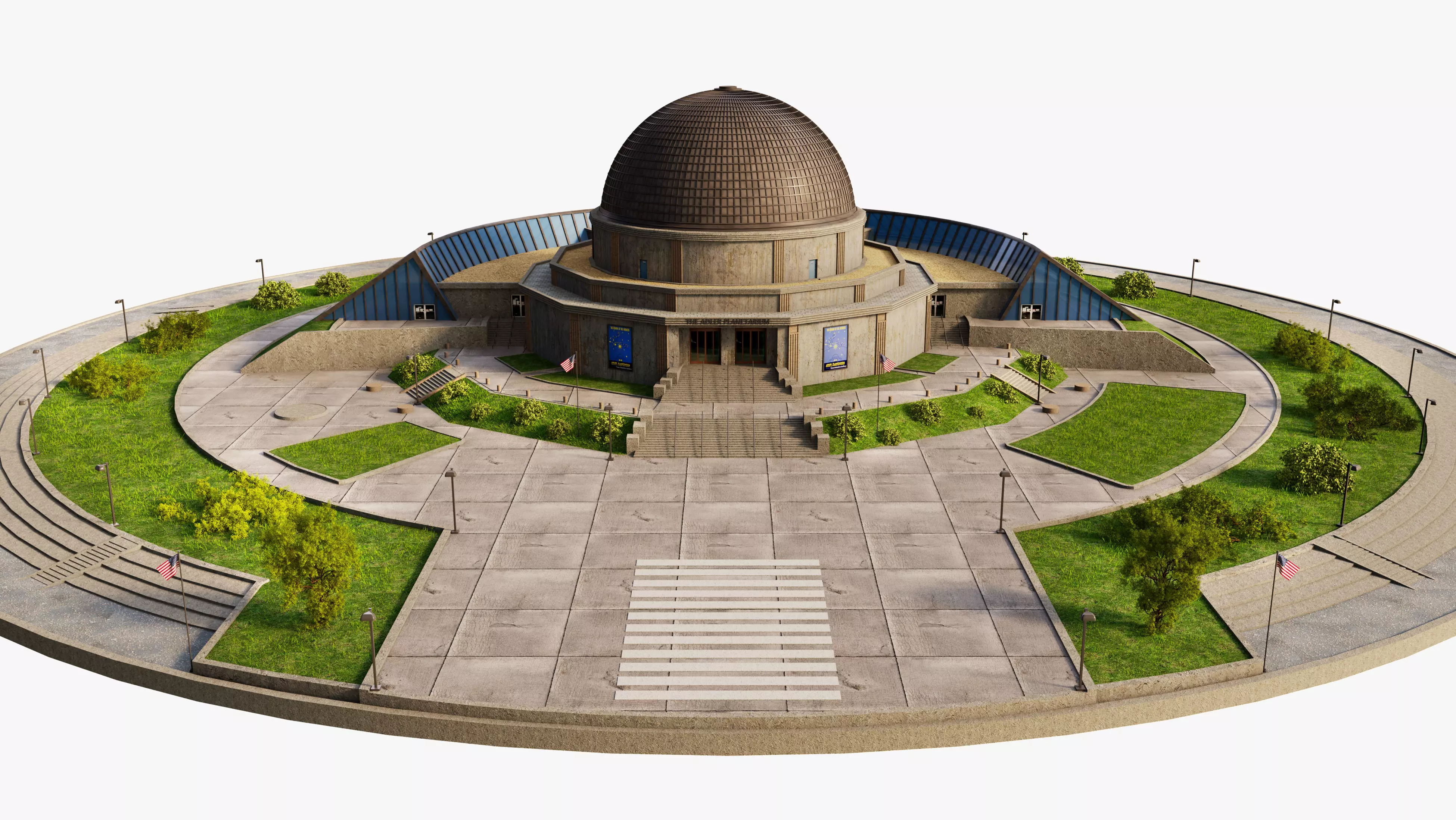 Adler Planetarium 3D model_0