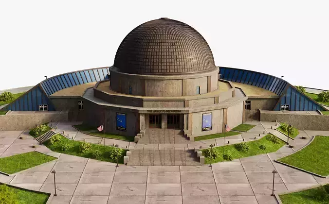 Adler Planetarium 3D model 3