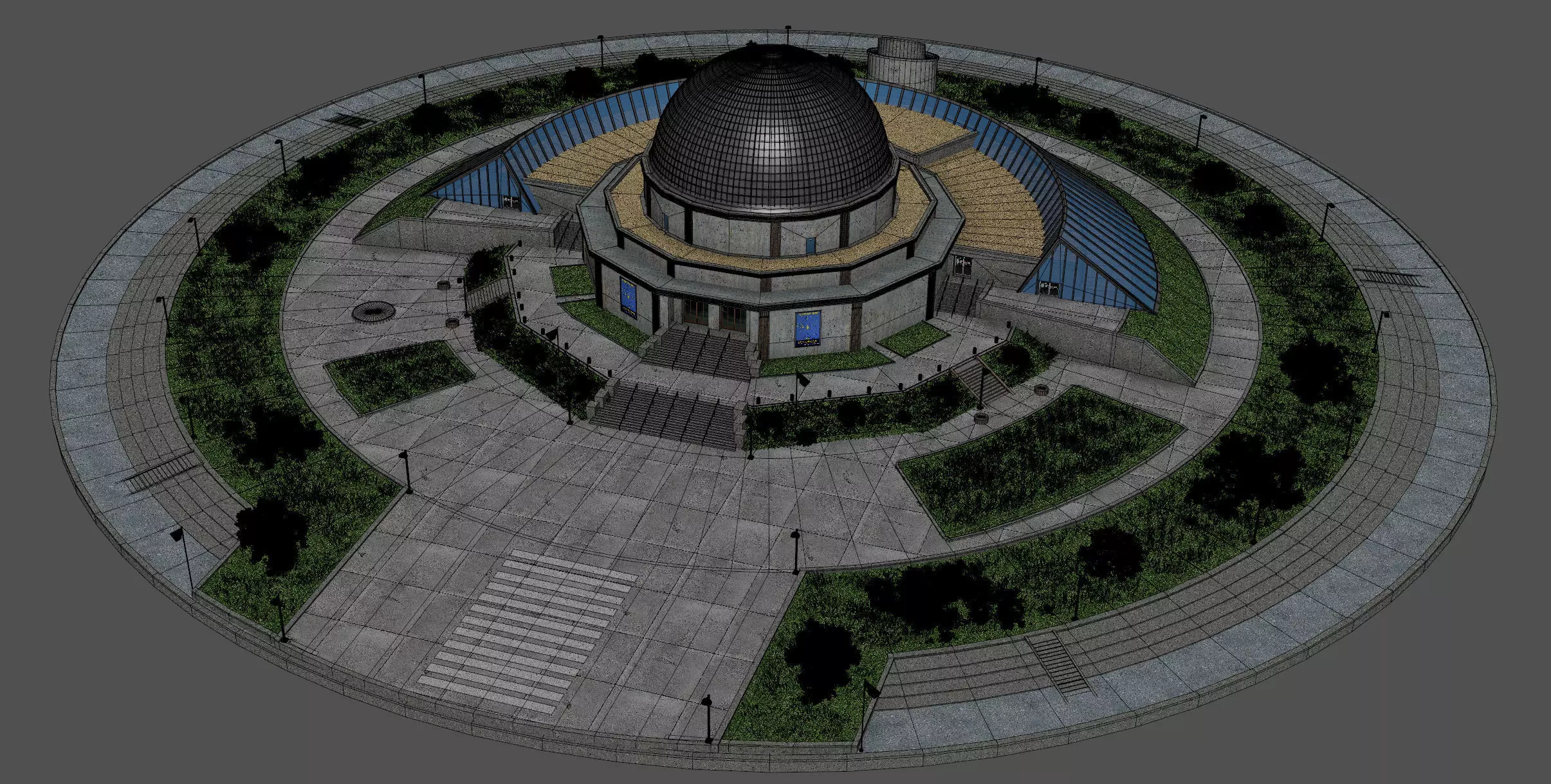 Adler Planetarium 3D model_9