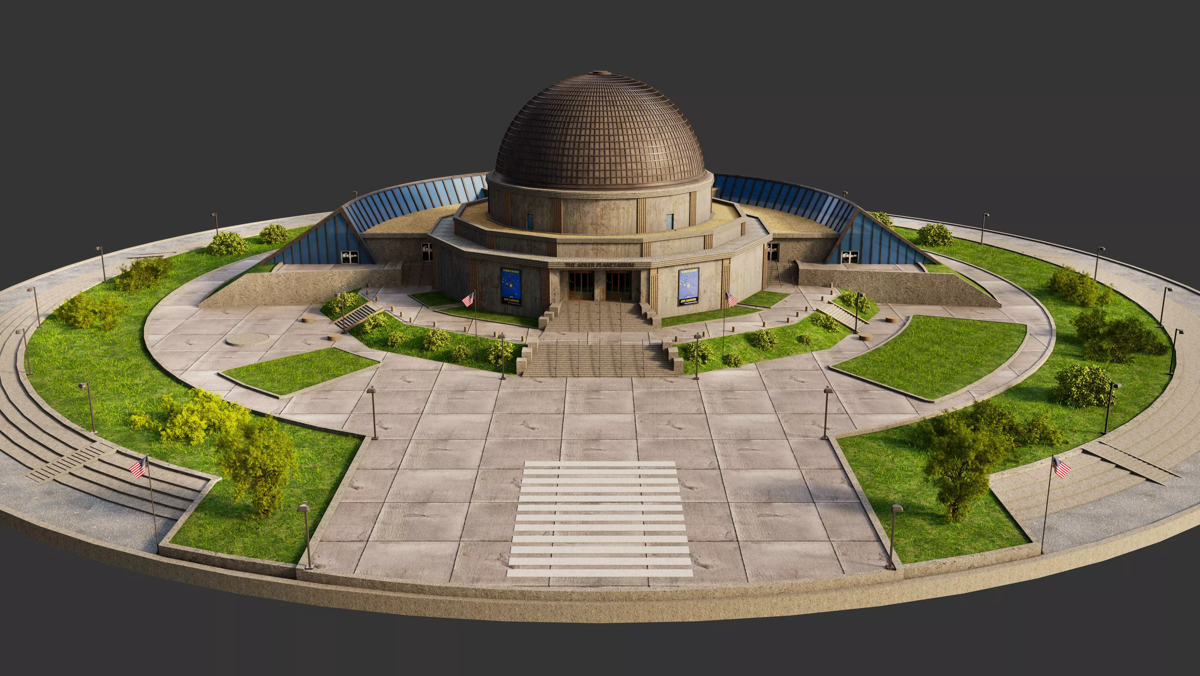 Adler Planetarium 3D model_1