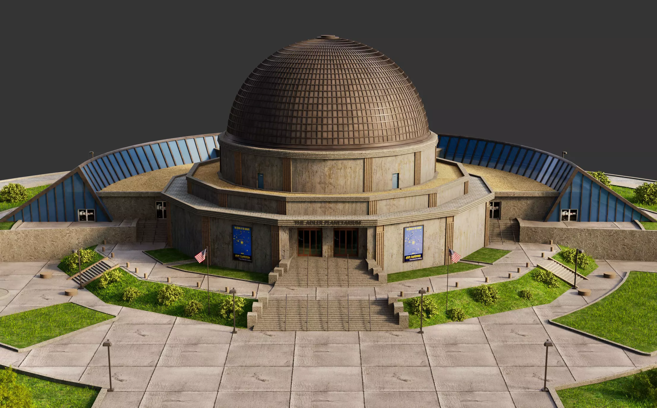 Adler Planetarium 3D model_3