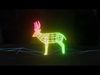 Abstract Deer RGB Animation 3D model_1