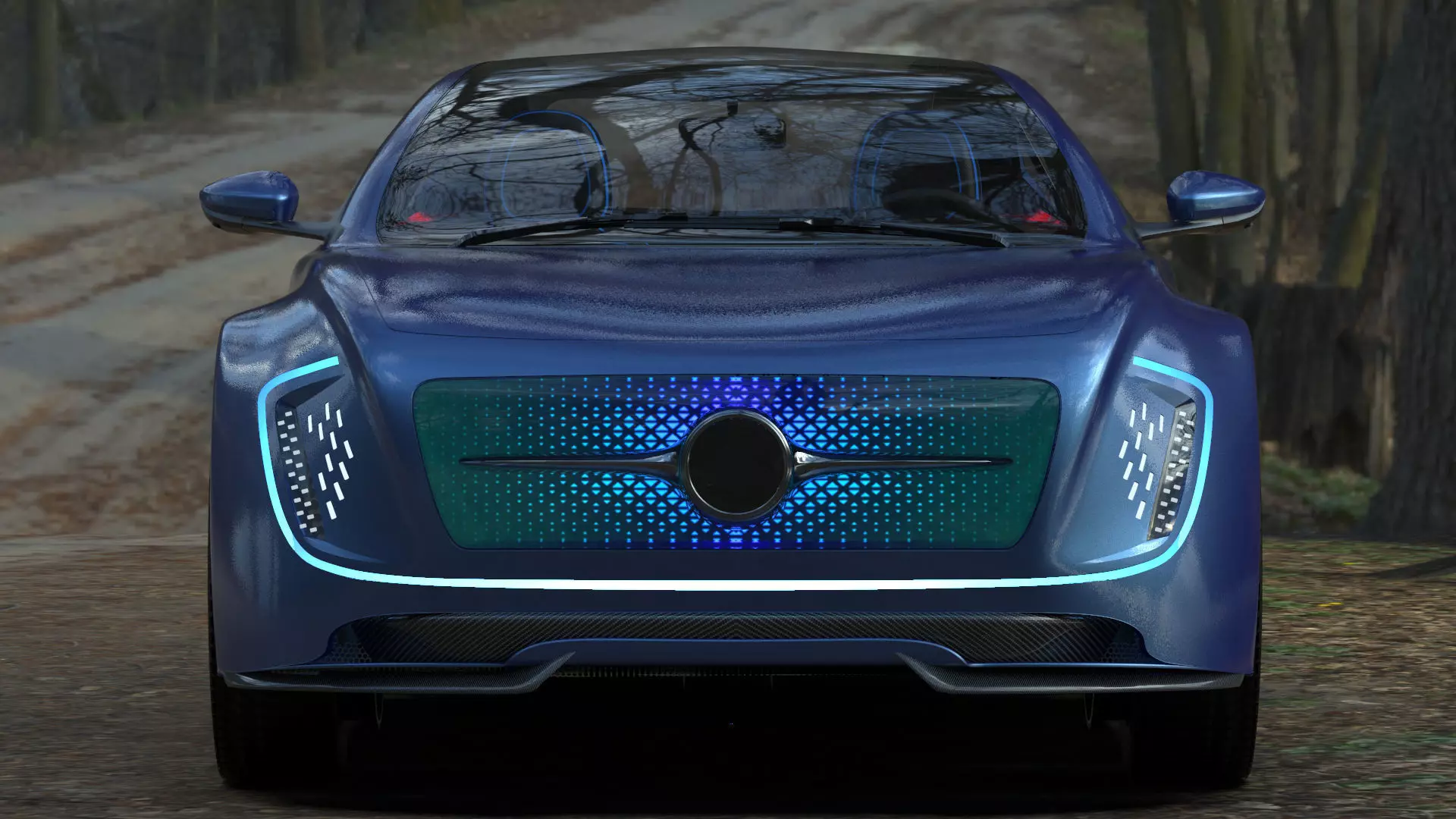 VELOS XR Concept Car 3D model_2