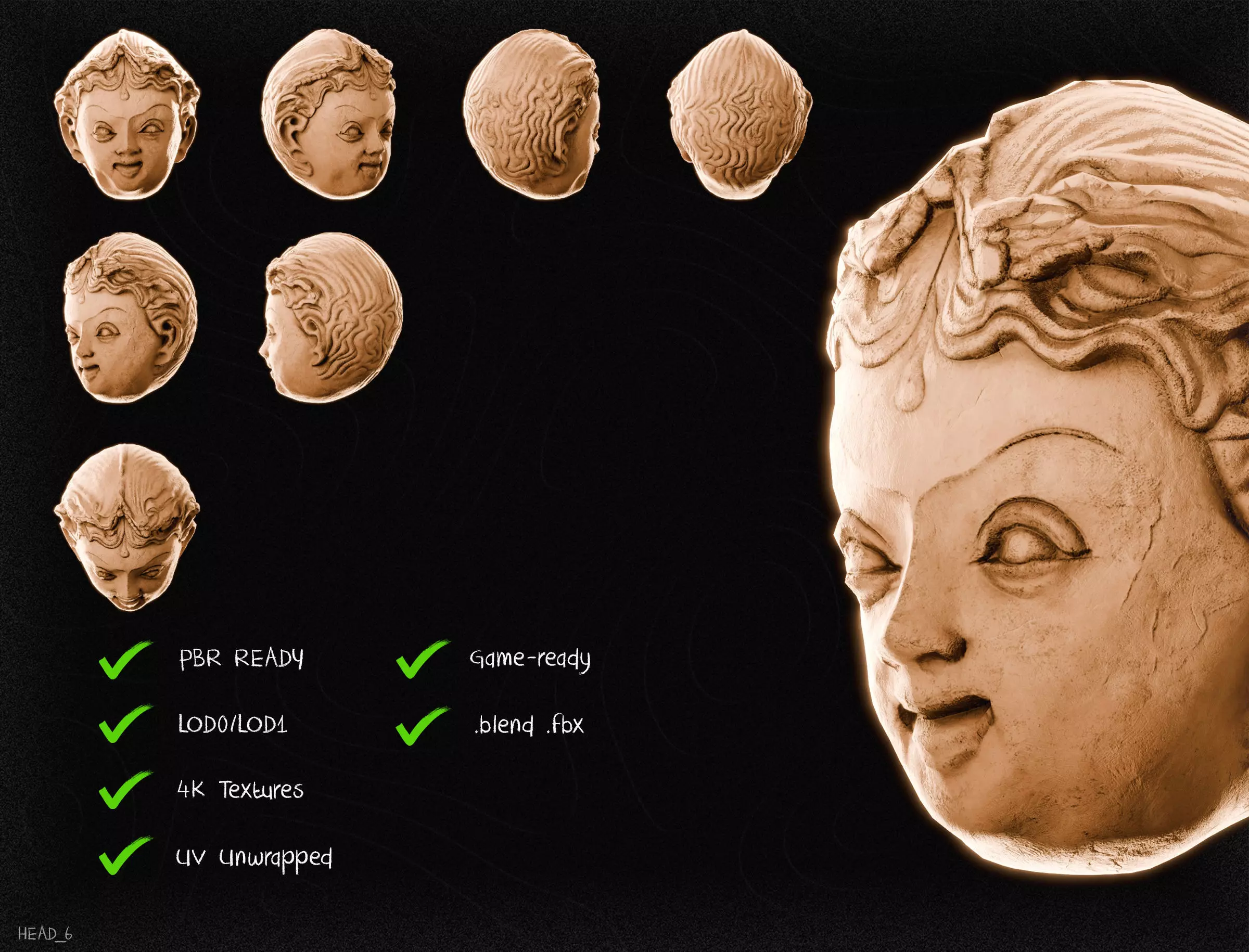 Nepal Buddhist Sculptures And Artifacts 3D Model Collection Low-poly 3D model_106