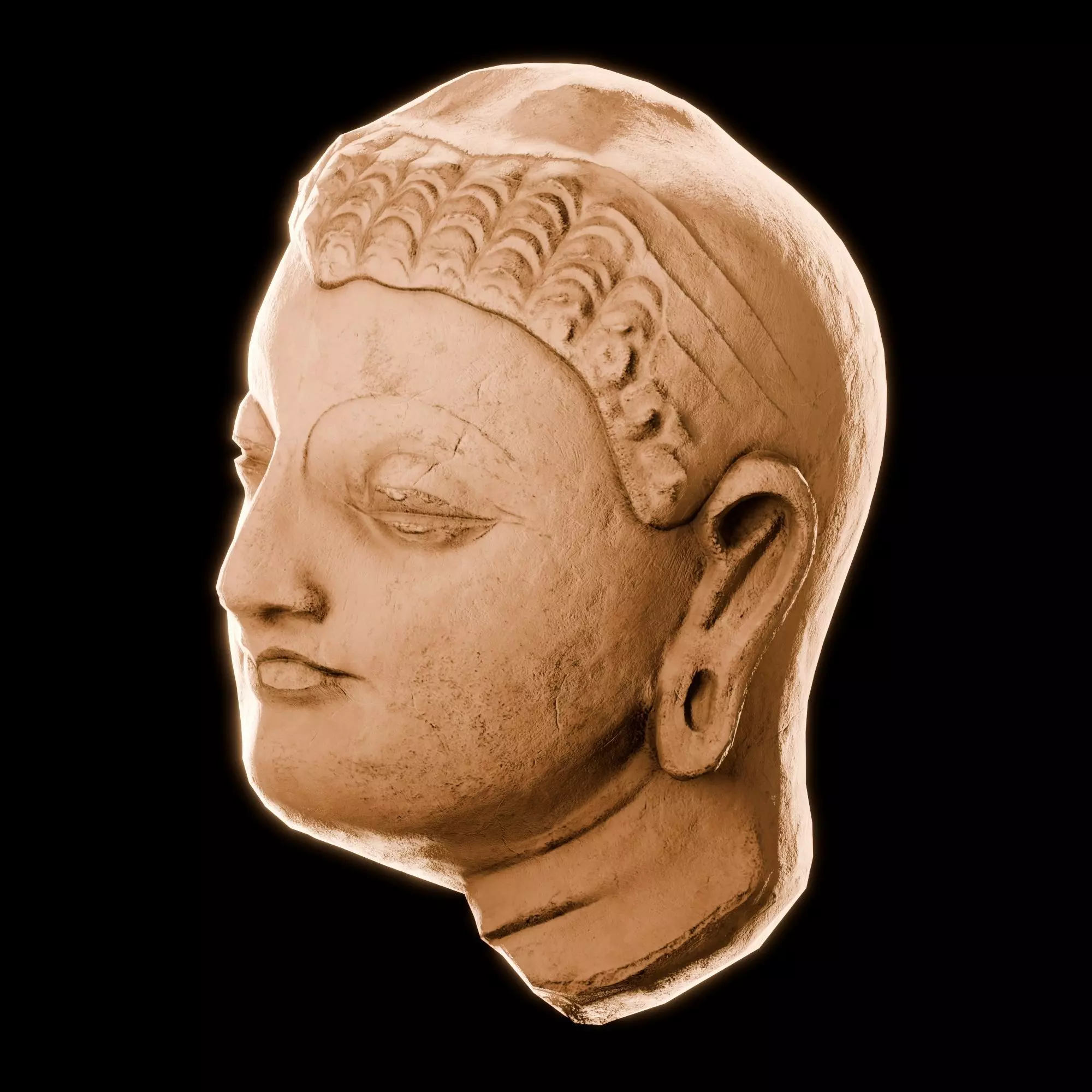 Nepal Buddhist Sculptures And Artifacts 3D Model Collection Low-poly 3D model_61