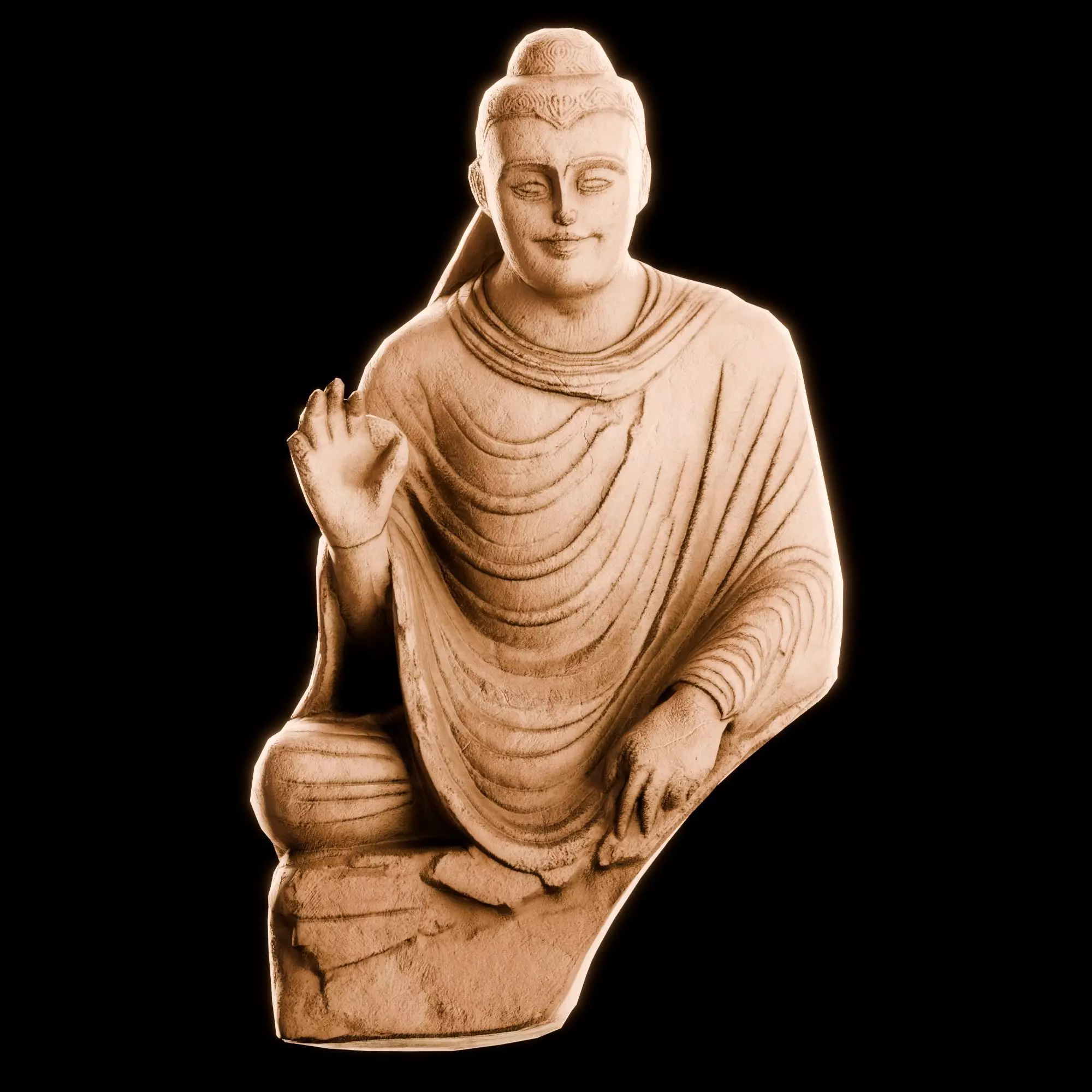 Nepal Buddhist Sculptures And Artifacts 3D Model Collection Low-poly 3D model_53