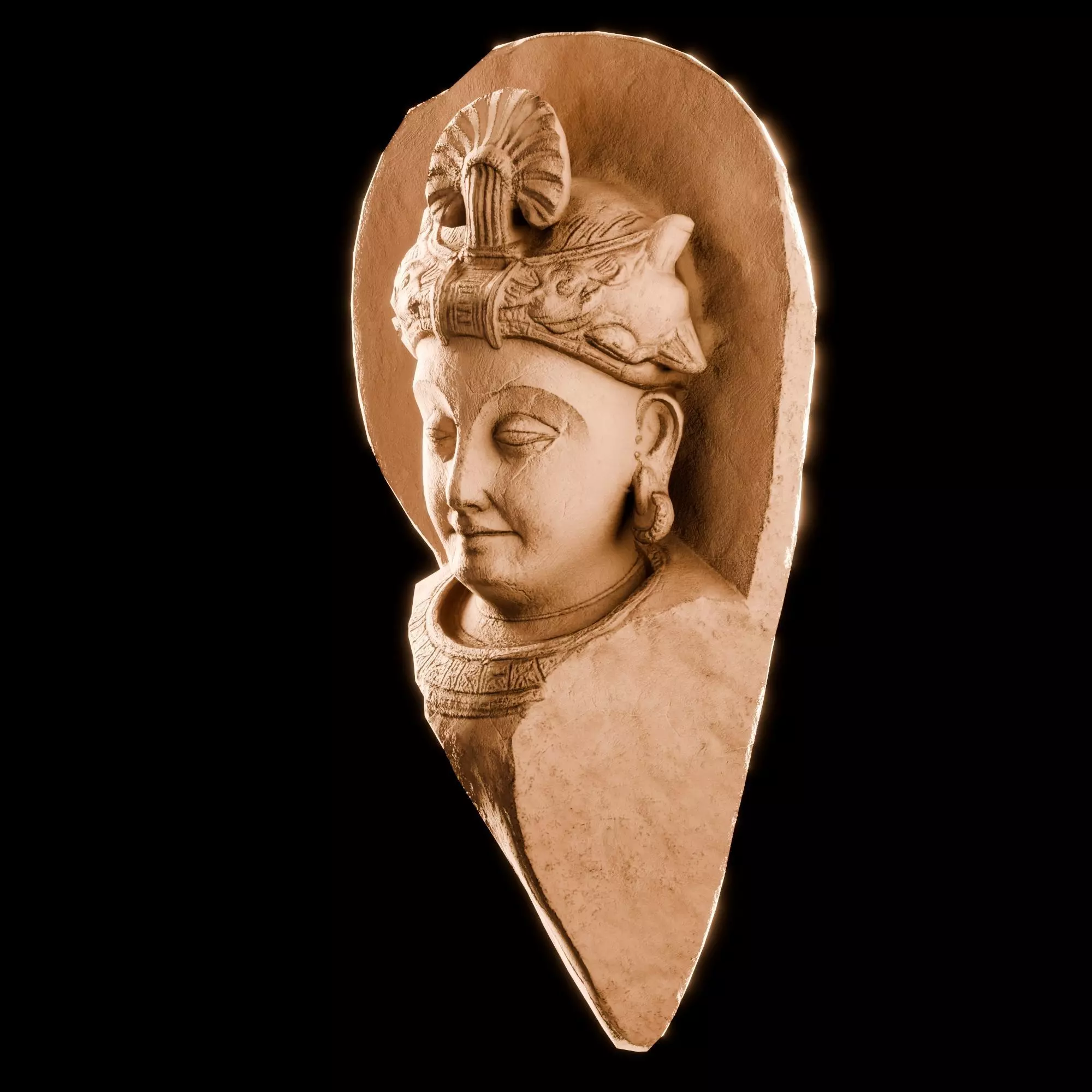 Nepal Buddhist Sculptures And Artifacts 3D Model Collection Low-poly 3D model_95