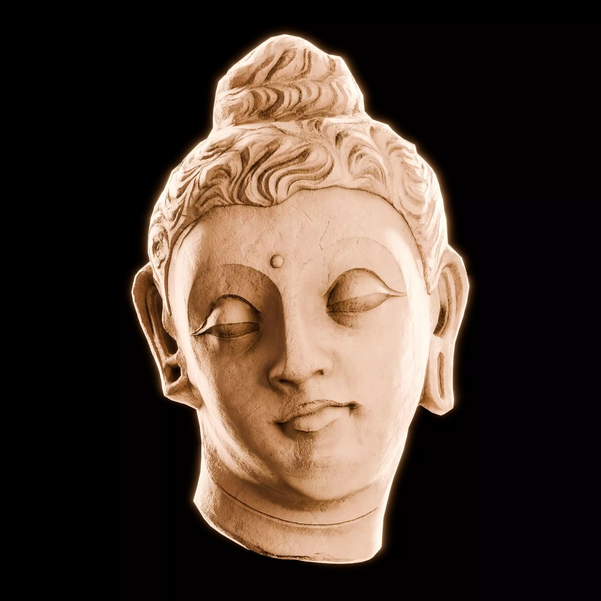 Nepal Buddhist Sculptures And Artifacts 3D Model Collection Low-poly 3D model_22