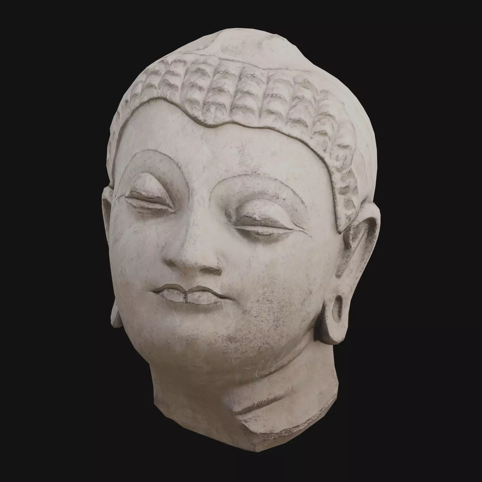 Nepal Buddhist Sculptures And Artifacts 3D Model Collection Low-poly 3D model_64