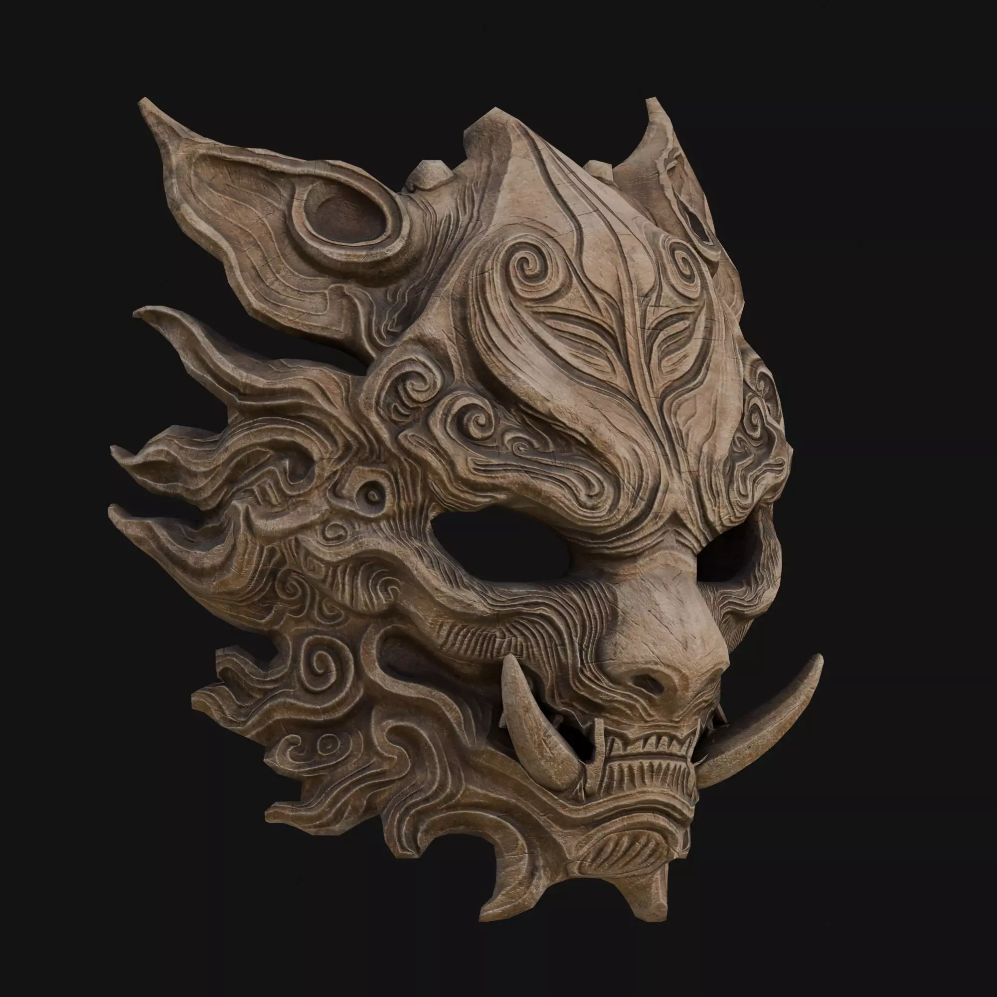 Nepal Buddhist Sculptures And Artifacts 3D Model Collection Low-poly 3D model_12