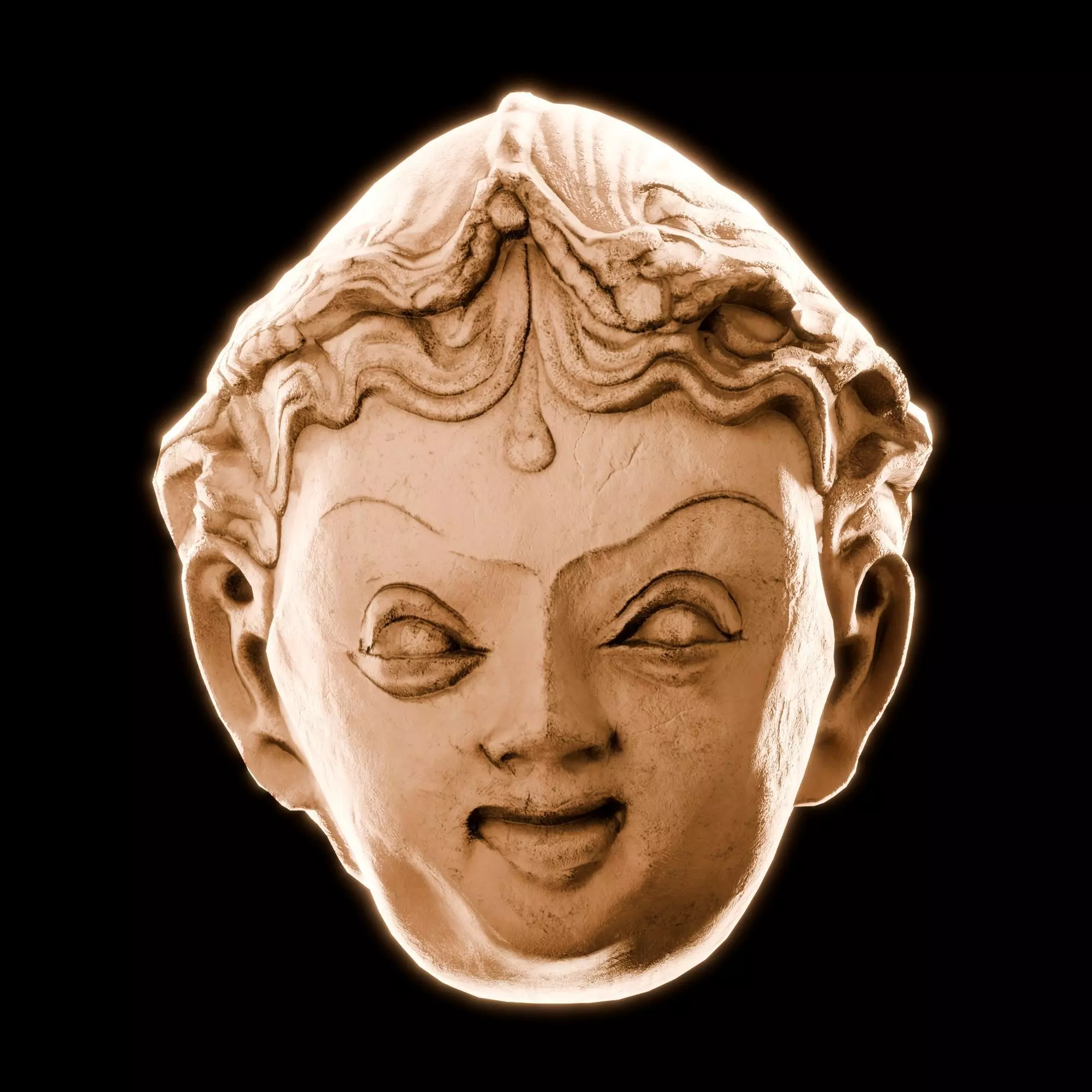 Nepal Buddhist Sculptures And Artifacts 3D Model Collection Low-poly 3D model_107