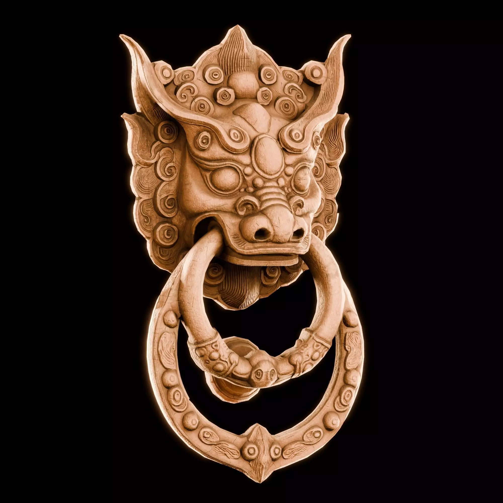 Nepal Buddhist Sculptures And Artifacts 3D Model Collection Low-poly 3D model_14