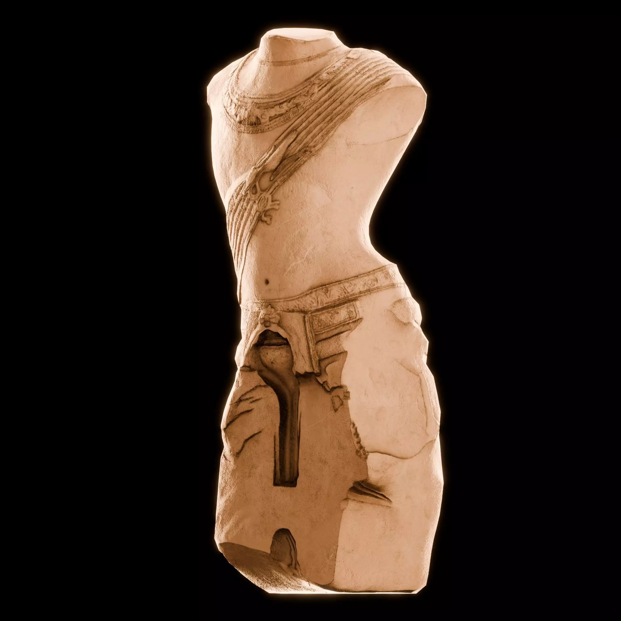 Nepal Buddhist Sculptures And Artifacts 3D Model Collection Low-poly 3D model_68