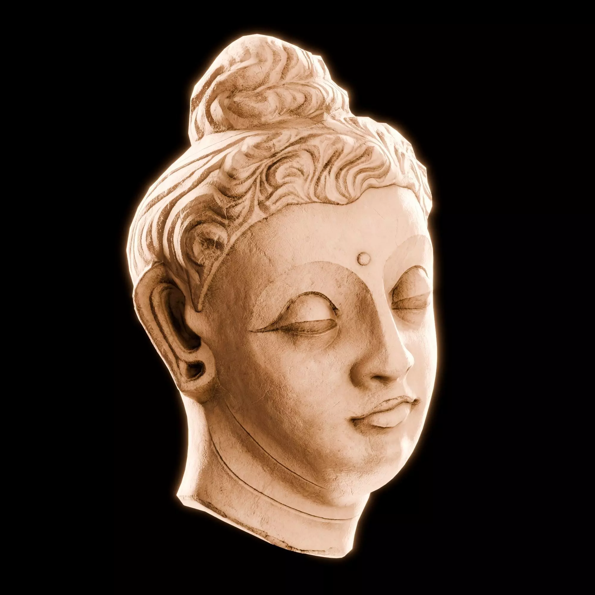 Nepal Buddhist Sculptures And Artifacts 3D Model Collection Low-poly 3D model_24